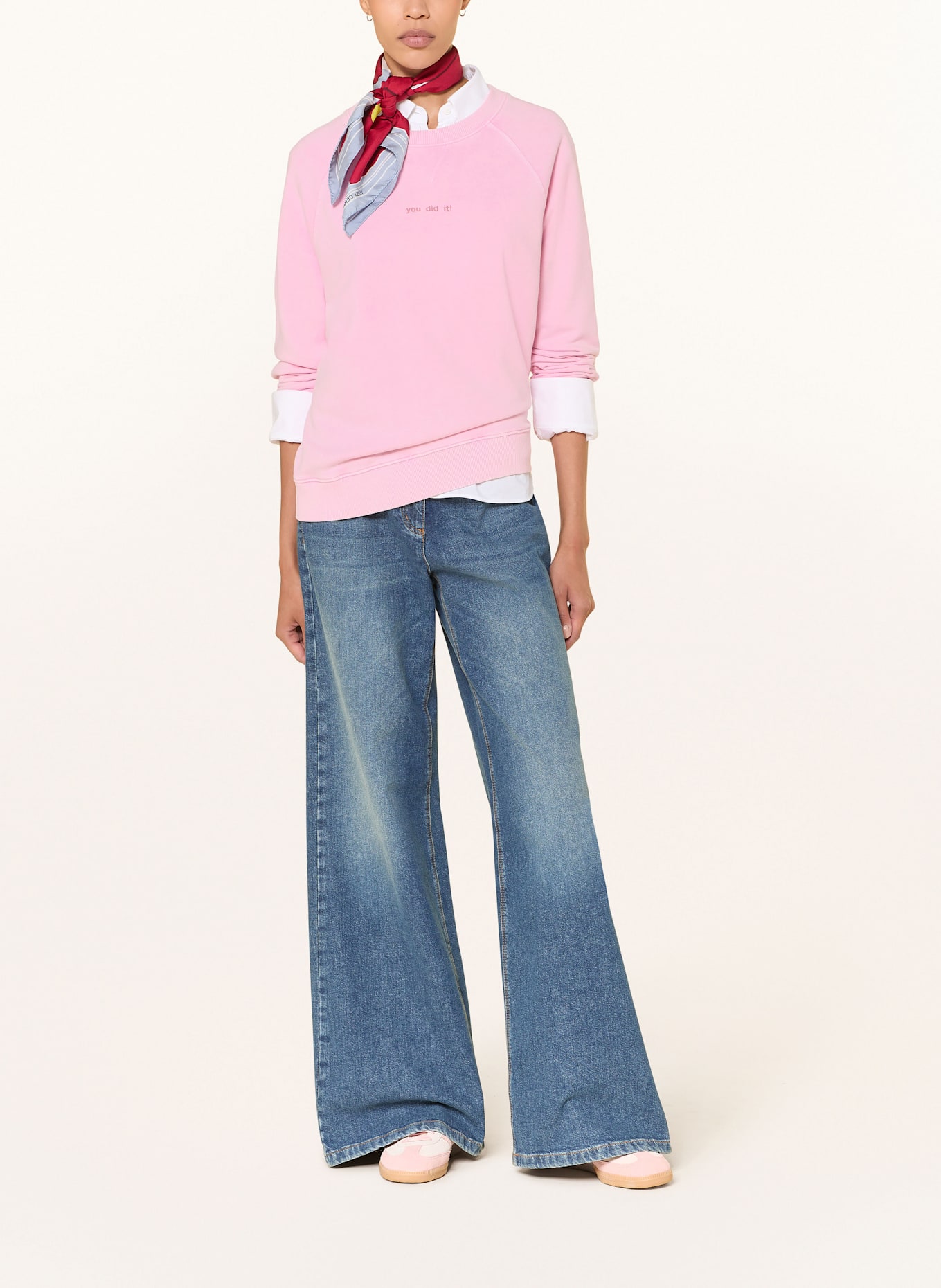 LUISA CERANO Mikina: SVĚTLE RŮŽOVÁ