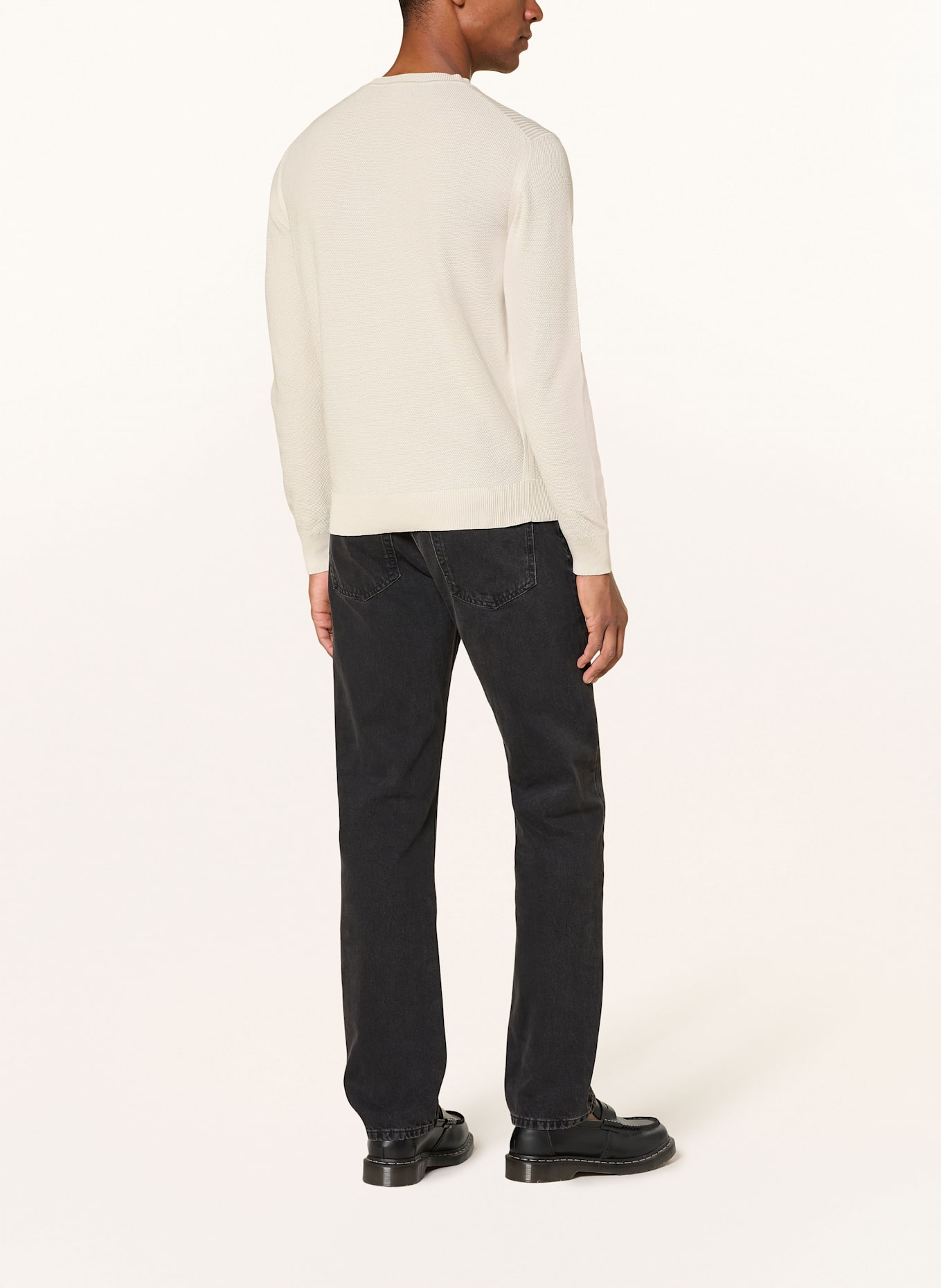 BELSTAFF Trui COAST met zijde: LICHTGRIJS