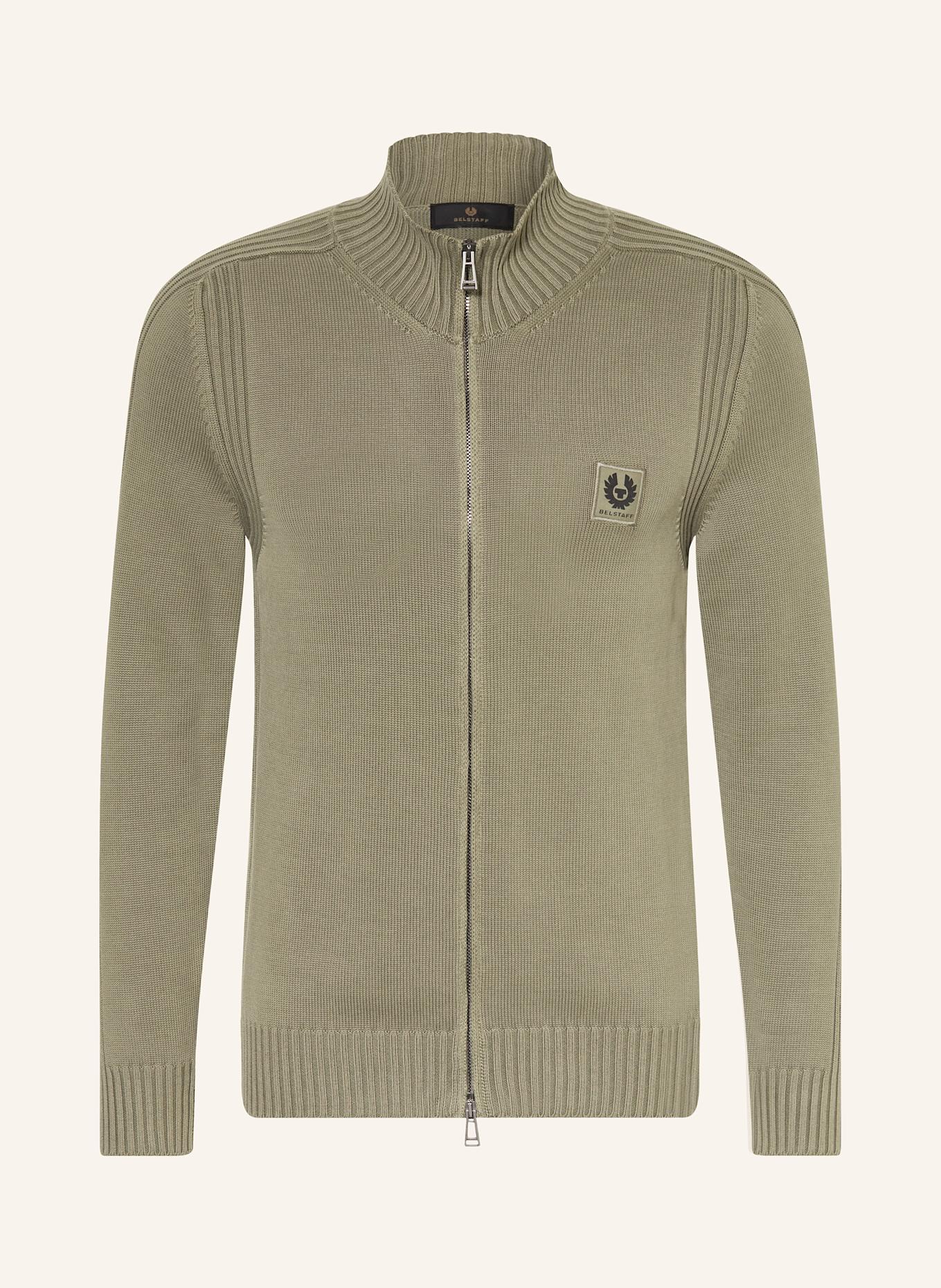 BELSTAFF WATCH cardigan: OLIVE