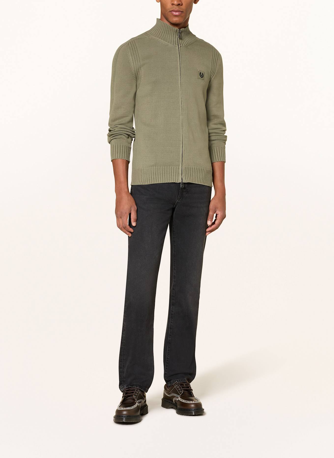 BELSTAFF WATCH cardigan: OLIVE