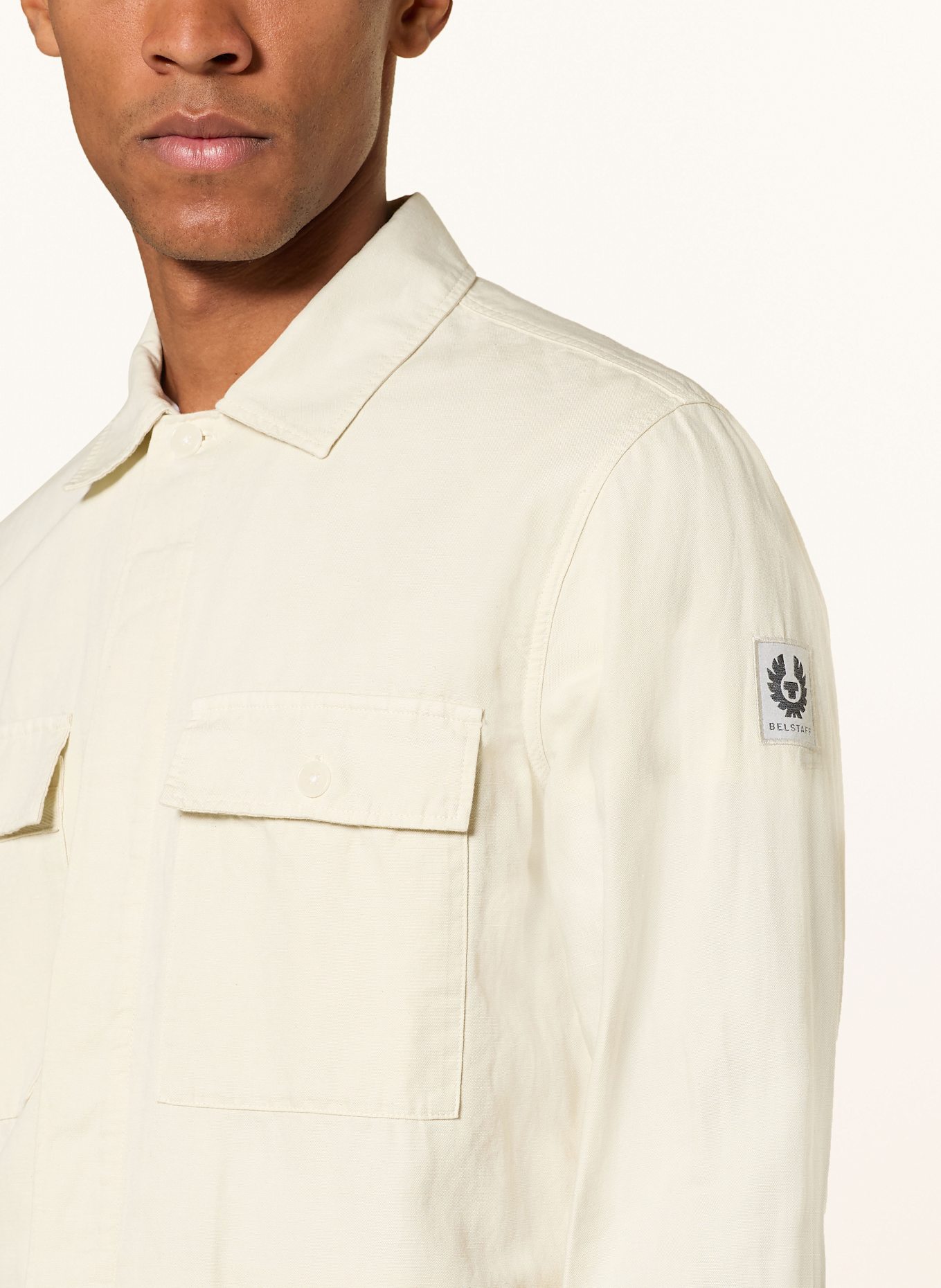 BELSTAFF Overshirt MARITIME mit Leinen: MINT