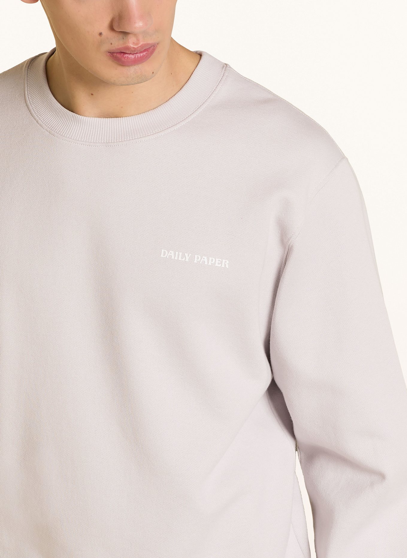 DAILY PAPER Sweatshirt DIAS: HELLGRAU