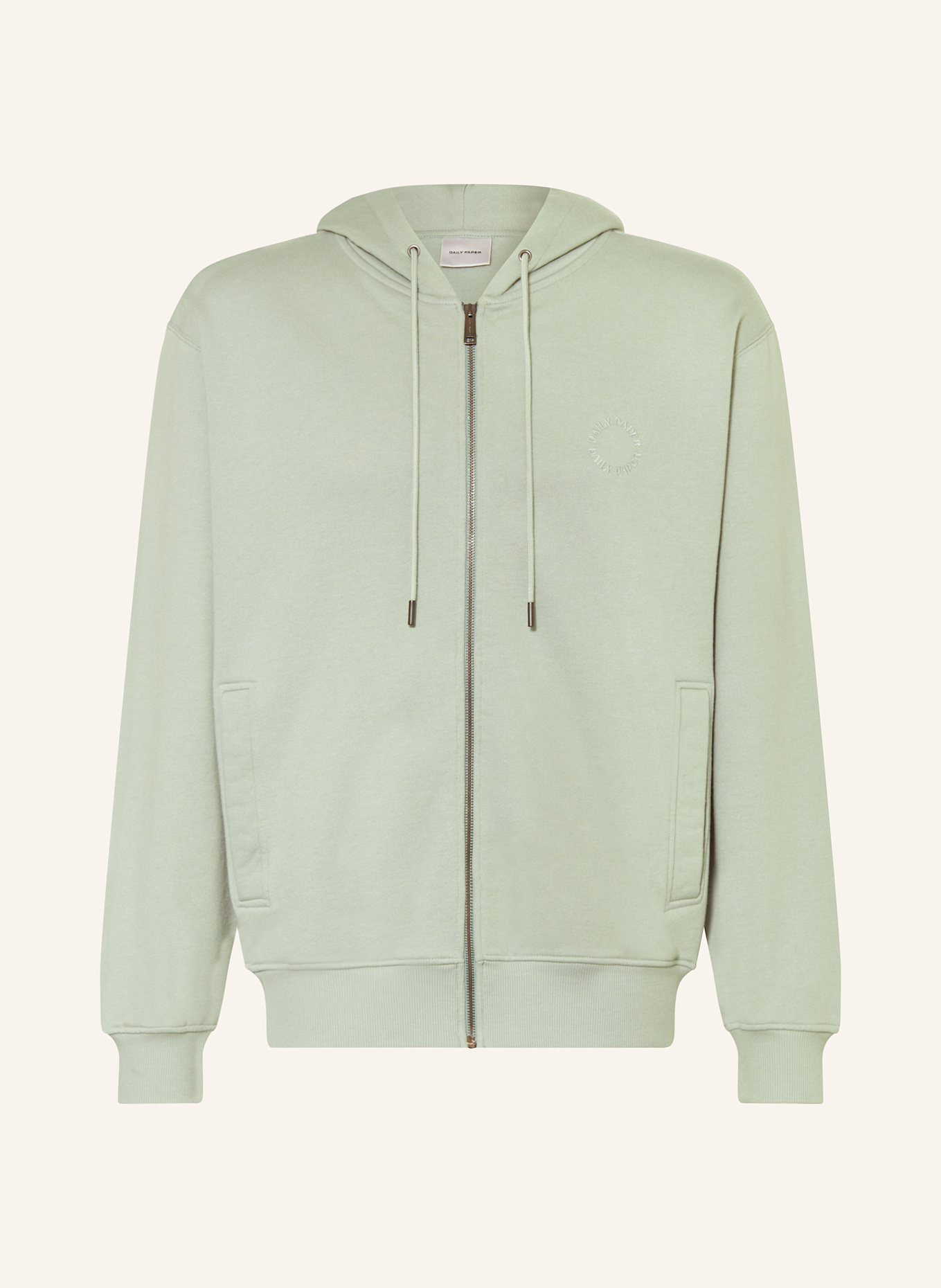 DAILY PAPER Sweatjacke ORBIT: HELLGRÜN