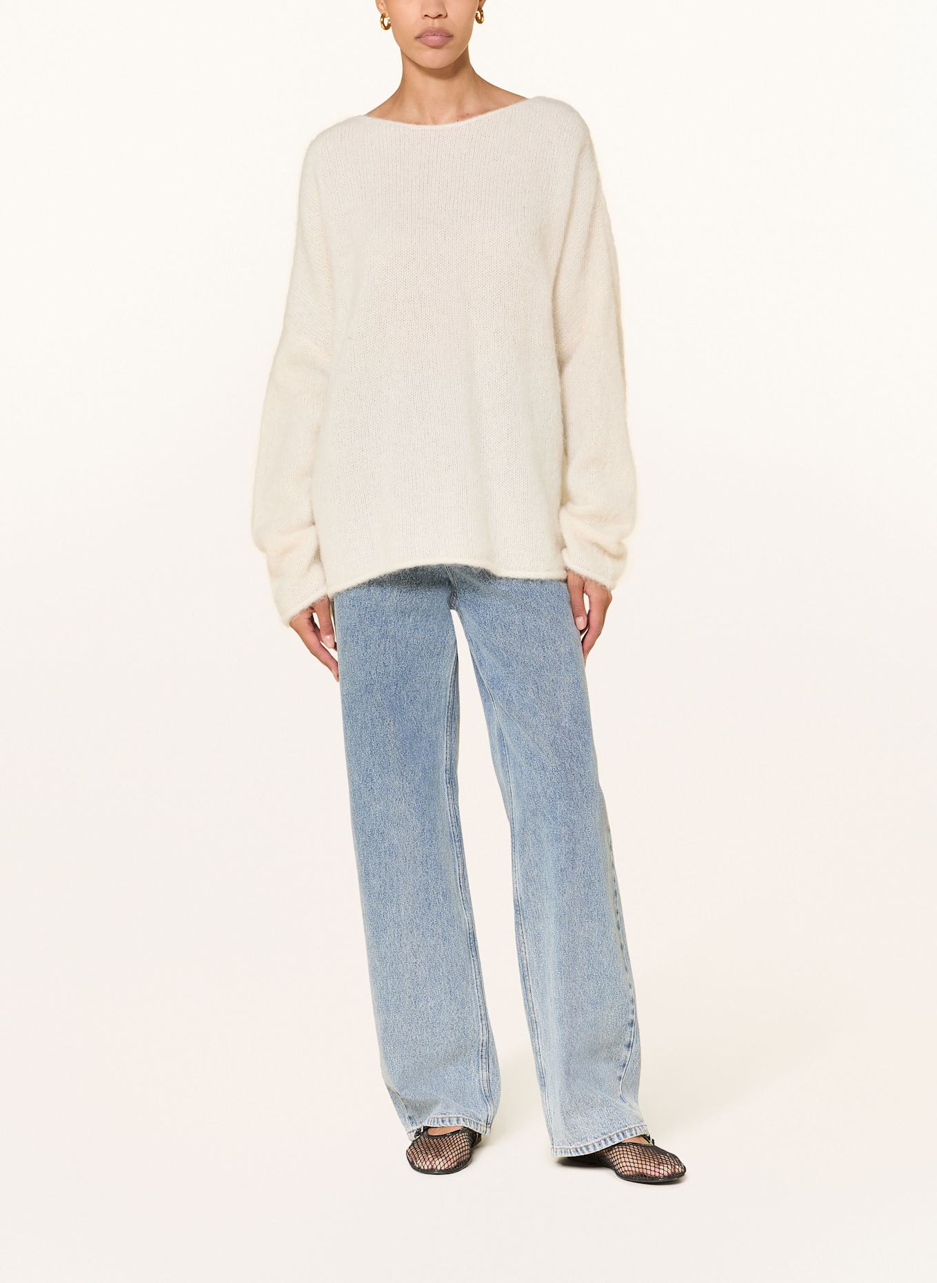 by Aylin Koenig Cardigan MANA with alpaca: WHITE