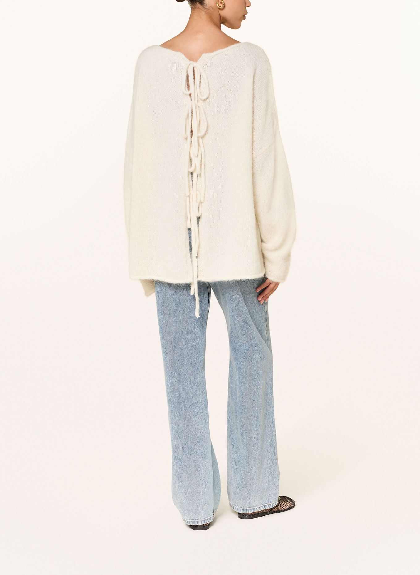by Aylin Koenig Cardigan MANA with alpaca: WHITE