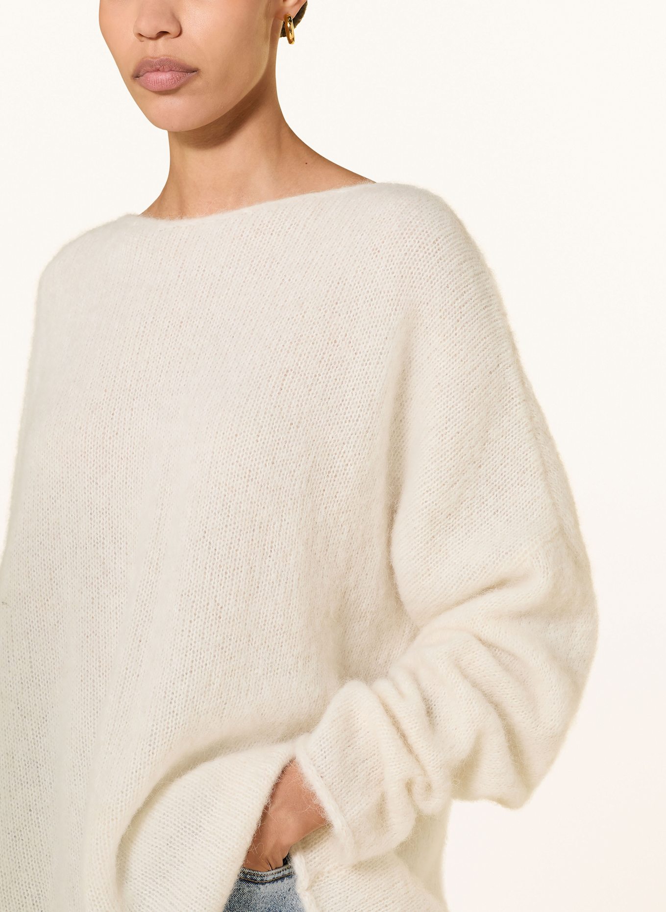 by Aylin Koenig Cardigan MANA with alpaca: WHITE
