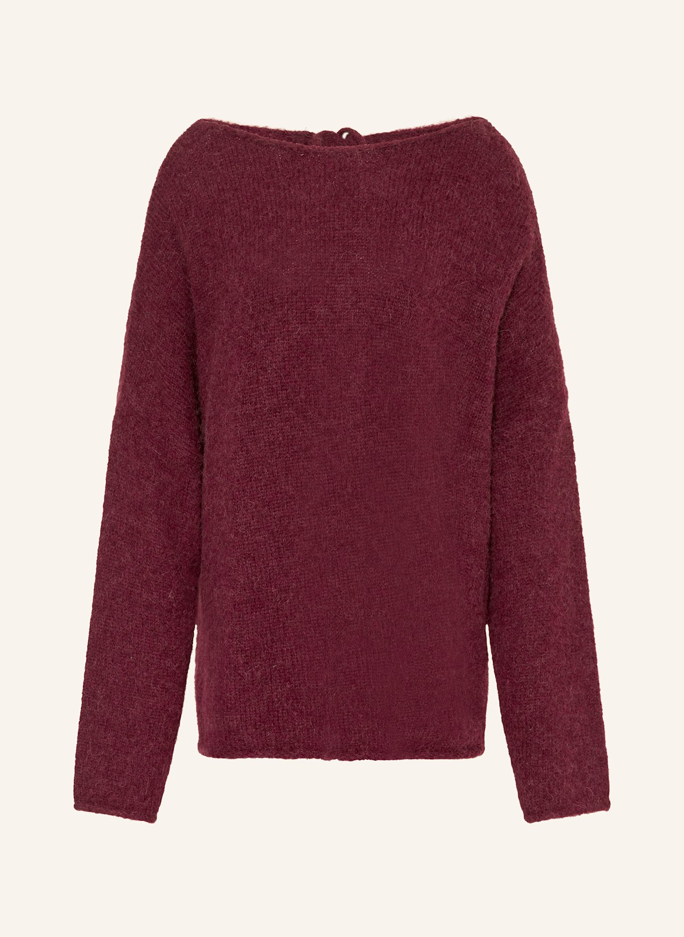 by Aylin Koenig Strickjacke MANA mit Alpaka: DUNKELROT