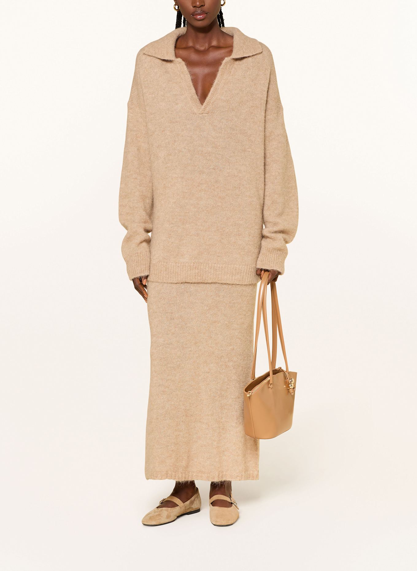 by Aylin Koenig Pullover LIAN mit Alpaka: CAMEL