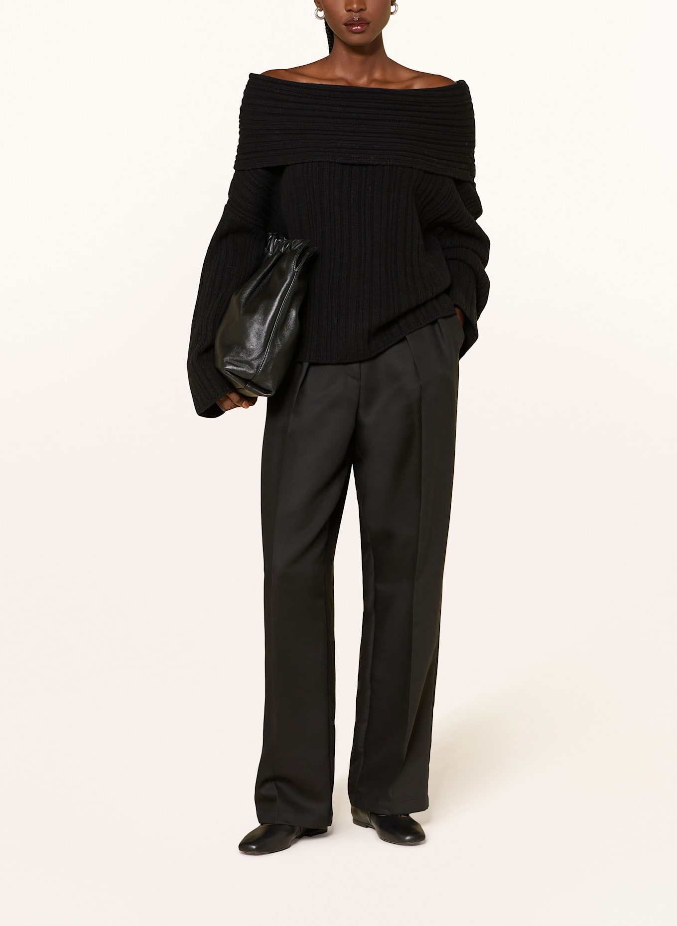 by Aylin Koenig Off-Shoulder-Pullover LIANA: SCHWARZ