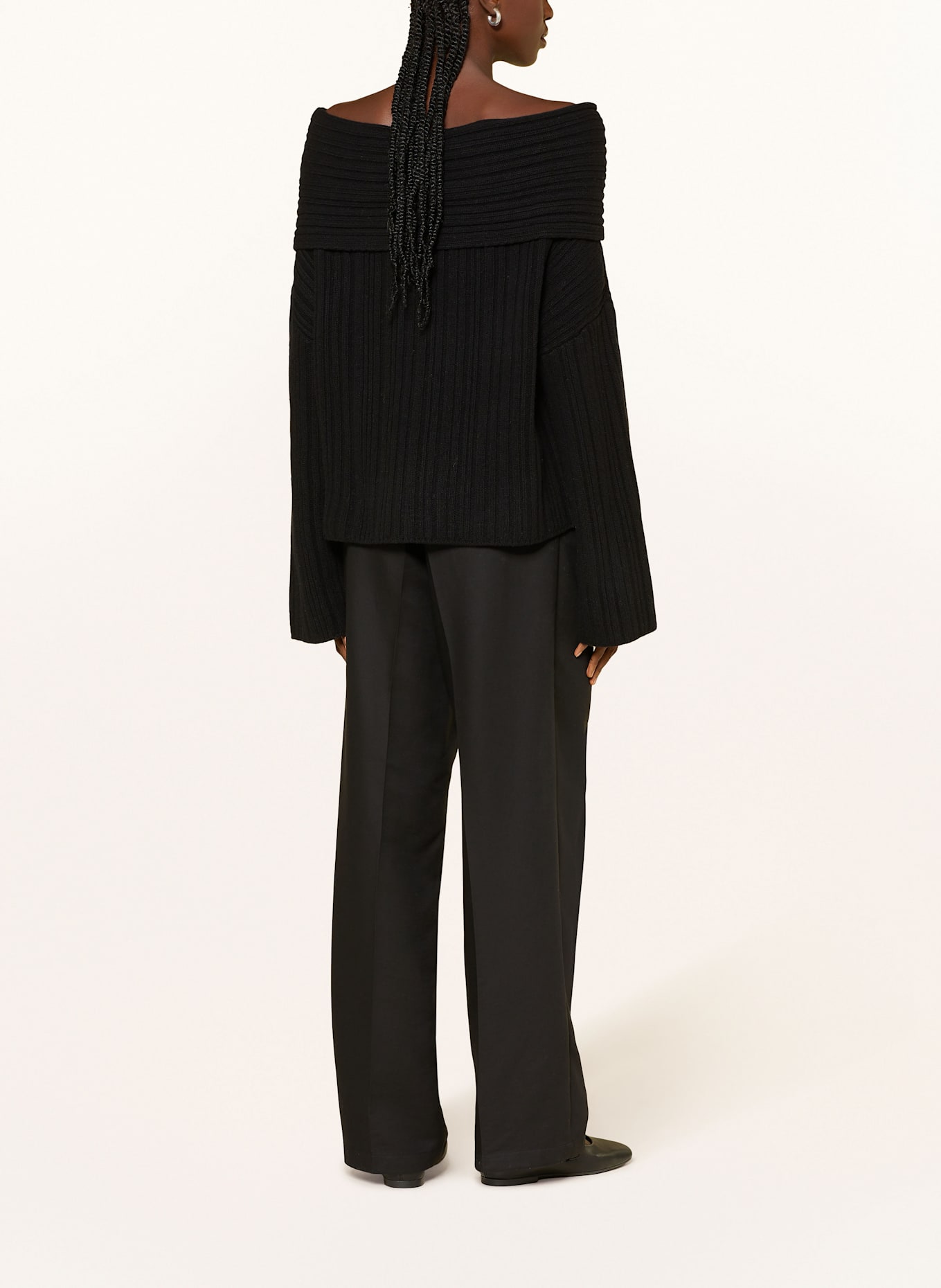 by Aylin Koenig Off-Shoulder-Pullover LIANA: SCHWARZ