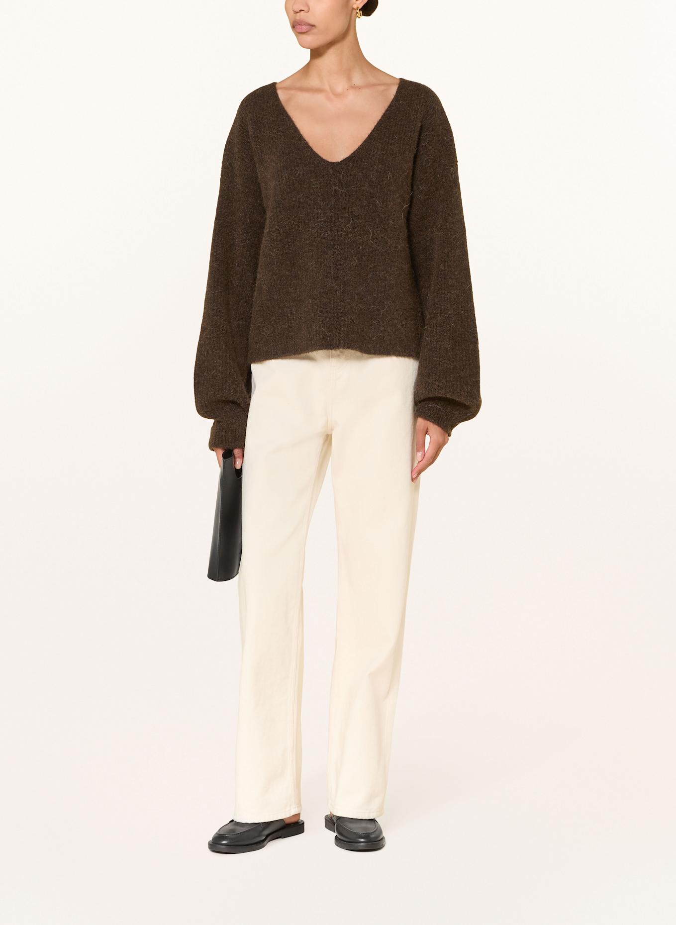 by Aylin Koenig Pullover PARIS 2.0 mit Alpaka: DUNKELBRAUN