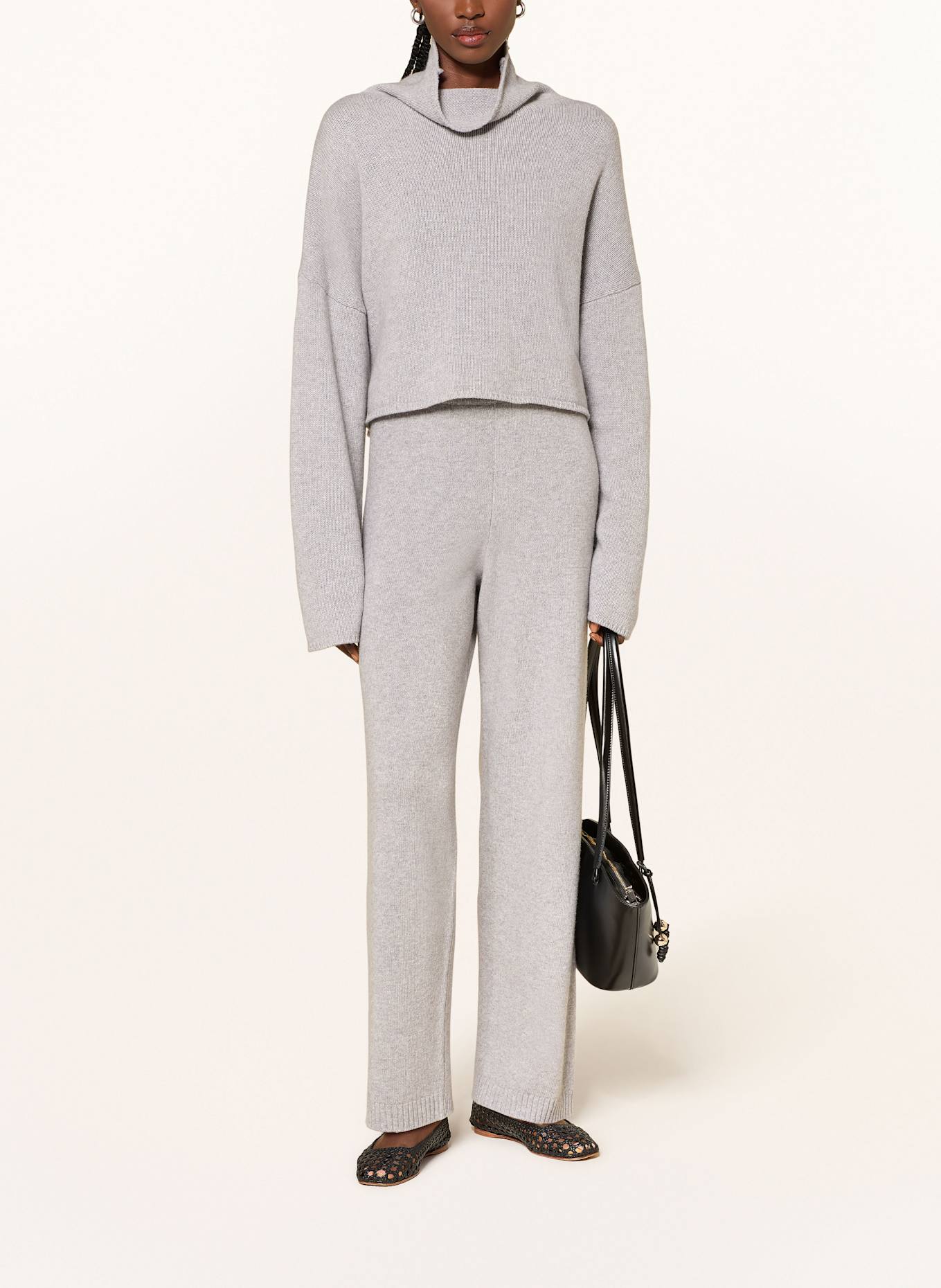 by Aylin Koenig Strickhose MARGRET: HELLGRAU