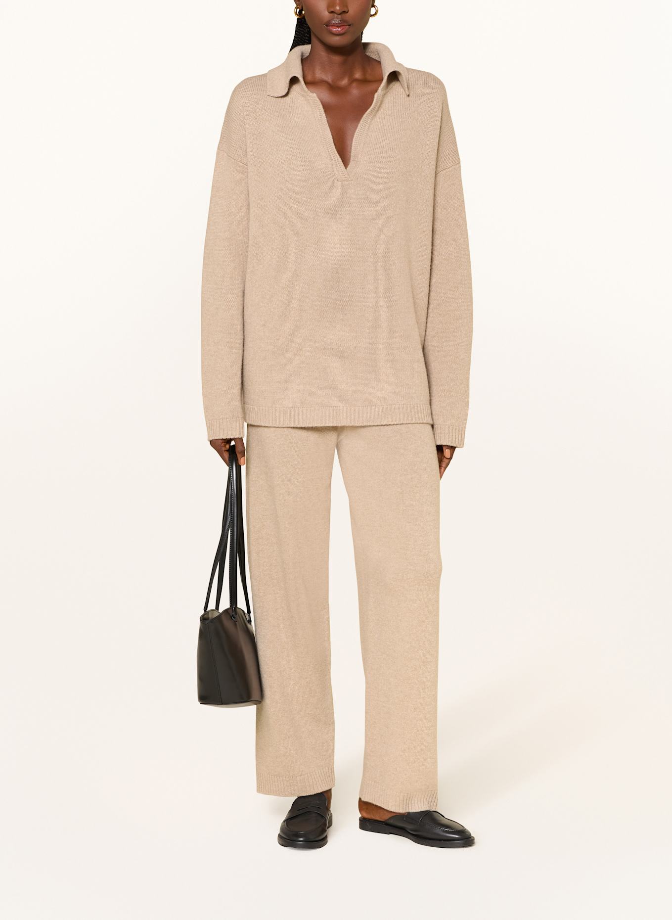 by Aylin Koenig Strickhose MARGRET: CAMEL