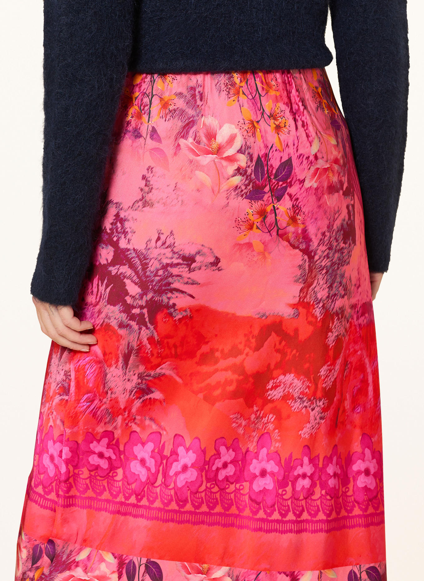 miss goodlife Satinrock: PINK / ORANGE / LILA