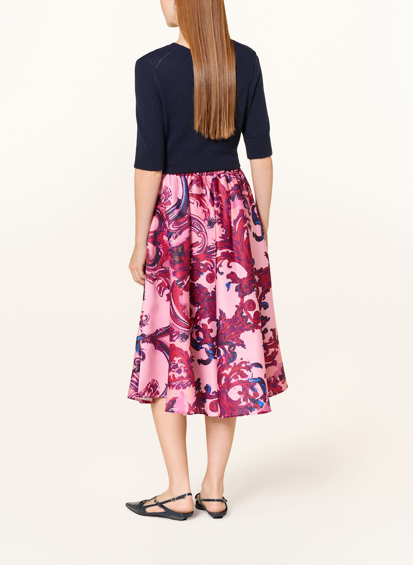 miss goodlife Satinrock: ROSA / DUNKELROT / BLAU