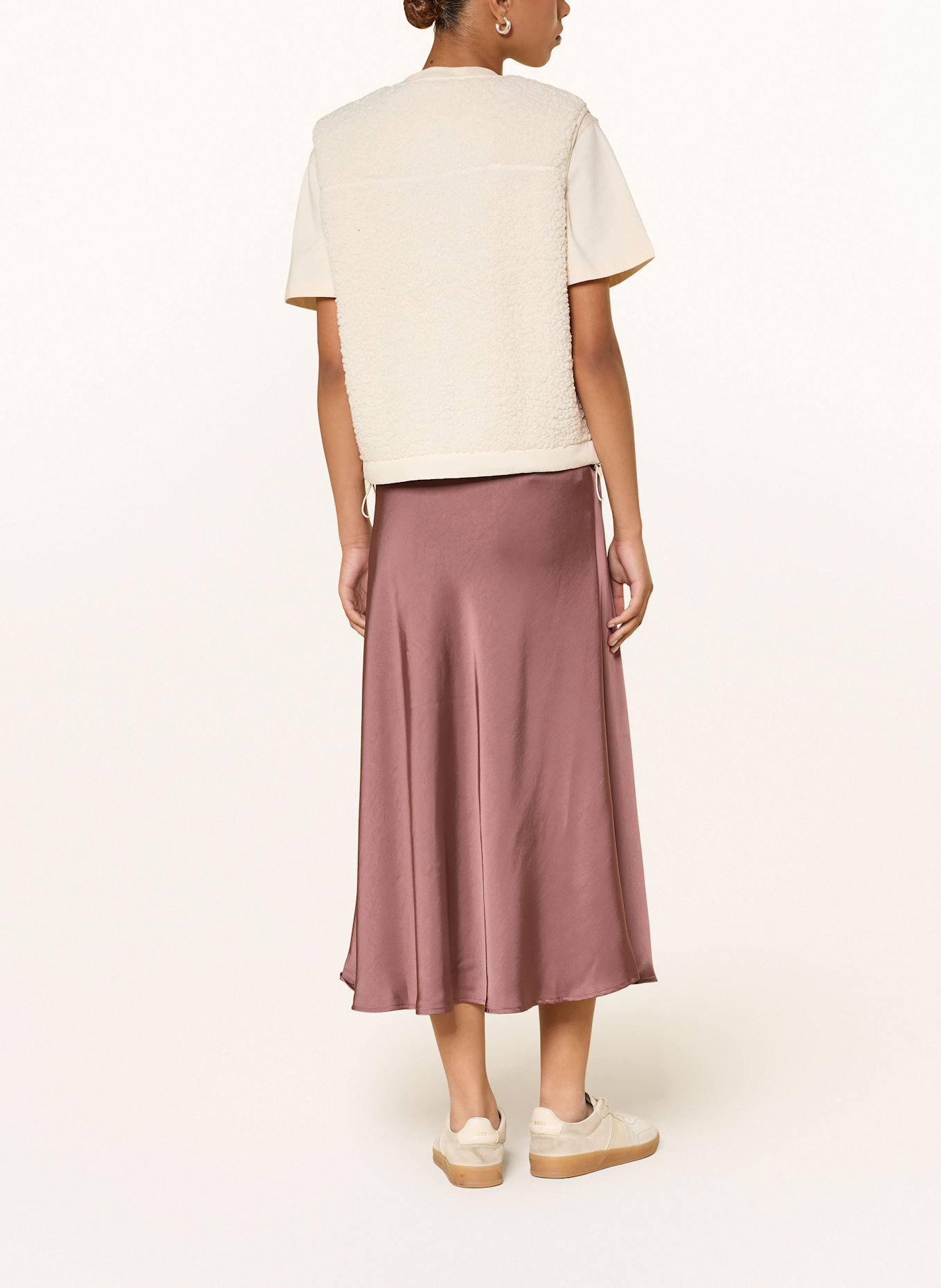 darling harbour Kamizelka z pluszowego materiału: BIAŁY