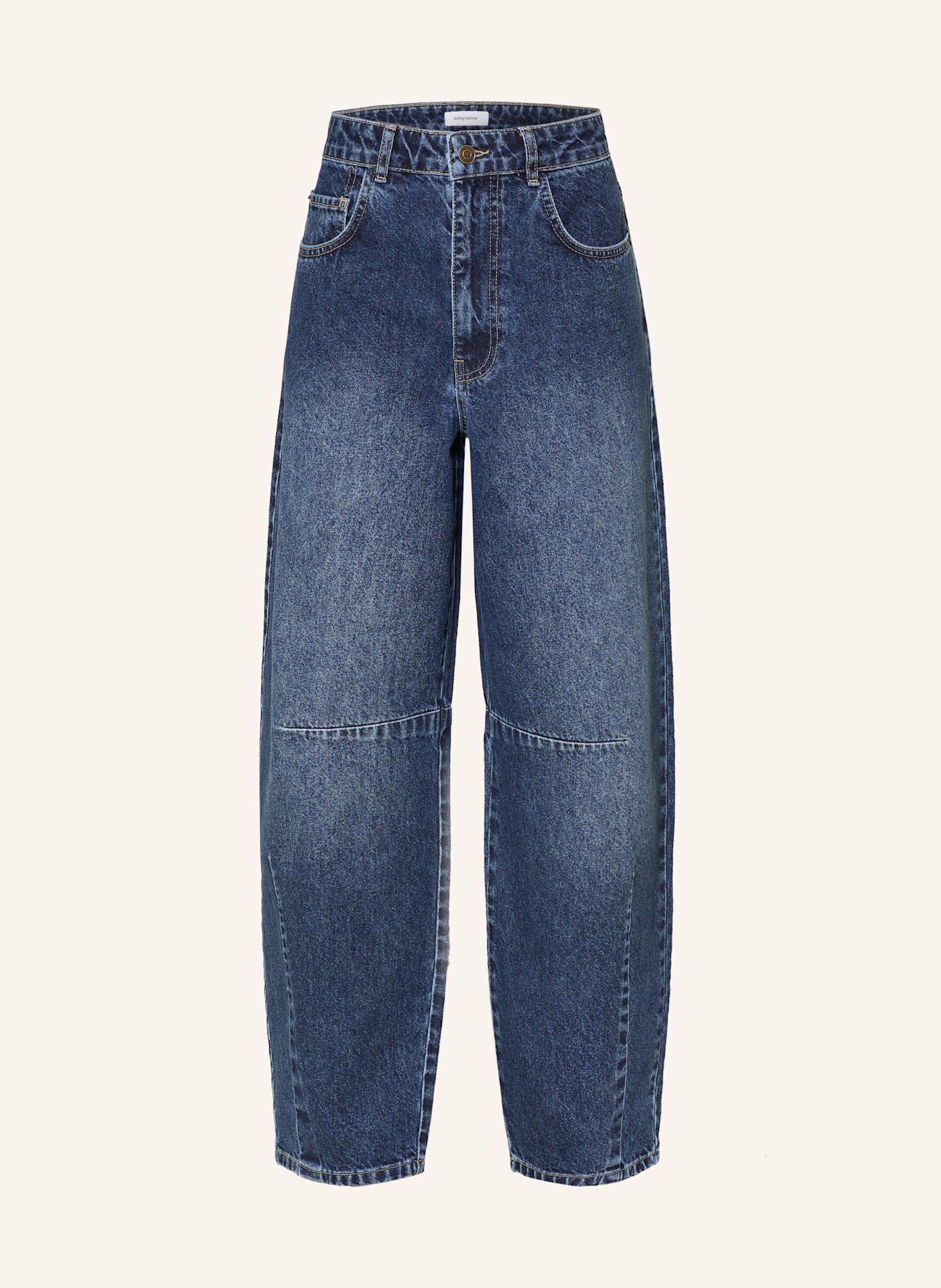 darling harbour Jeansy barrel: DARK BLUE