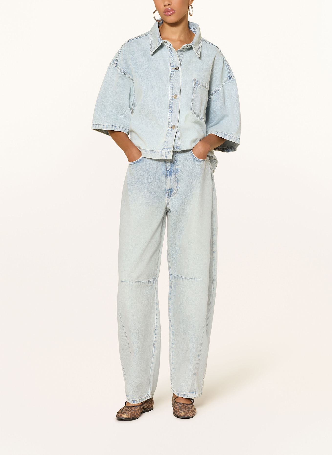 darling harbour Jeansy barrel: LIGHT BLUE