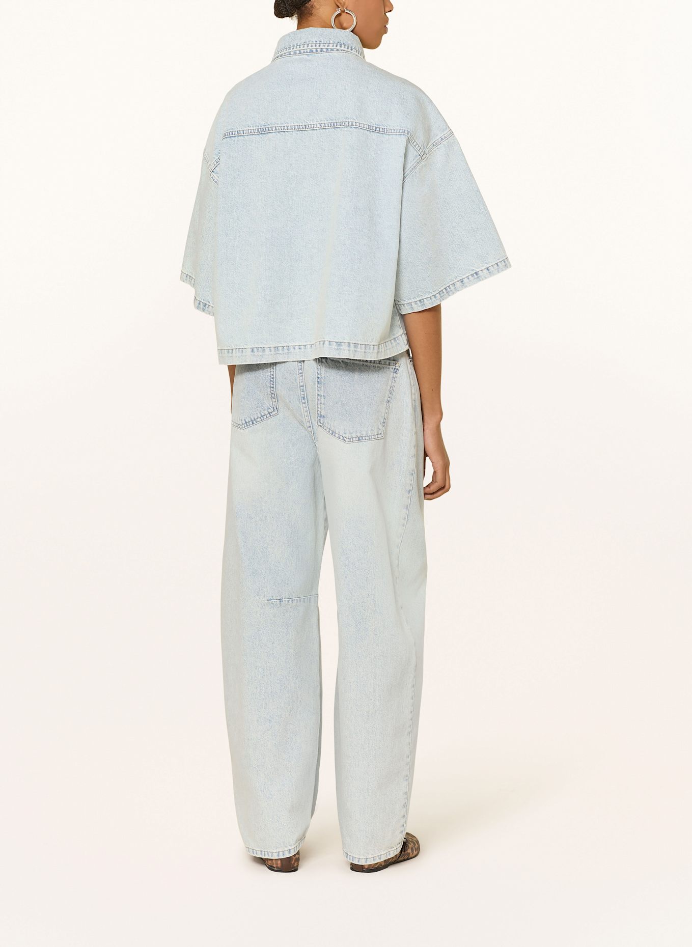 darling harbour Jeansy barrel: LIGHT BLUE