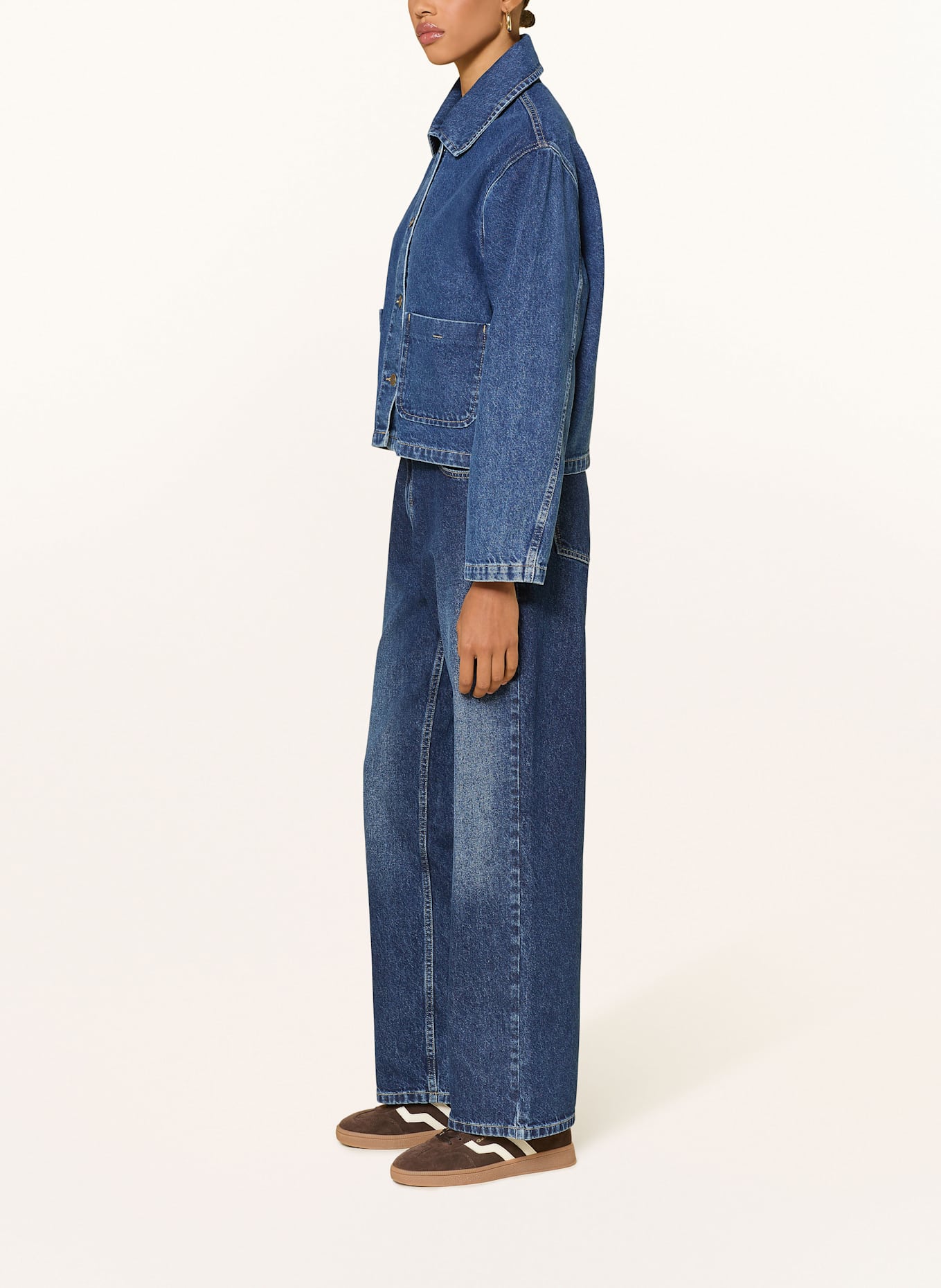 darling harbour Jeansy wide leg: DARK BLUE