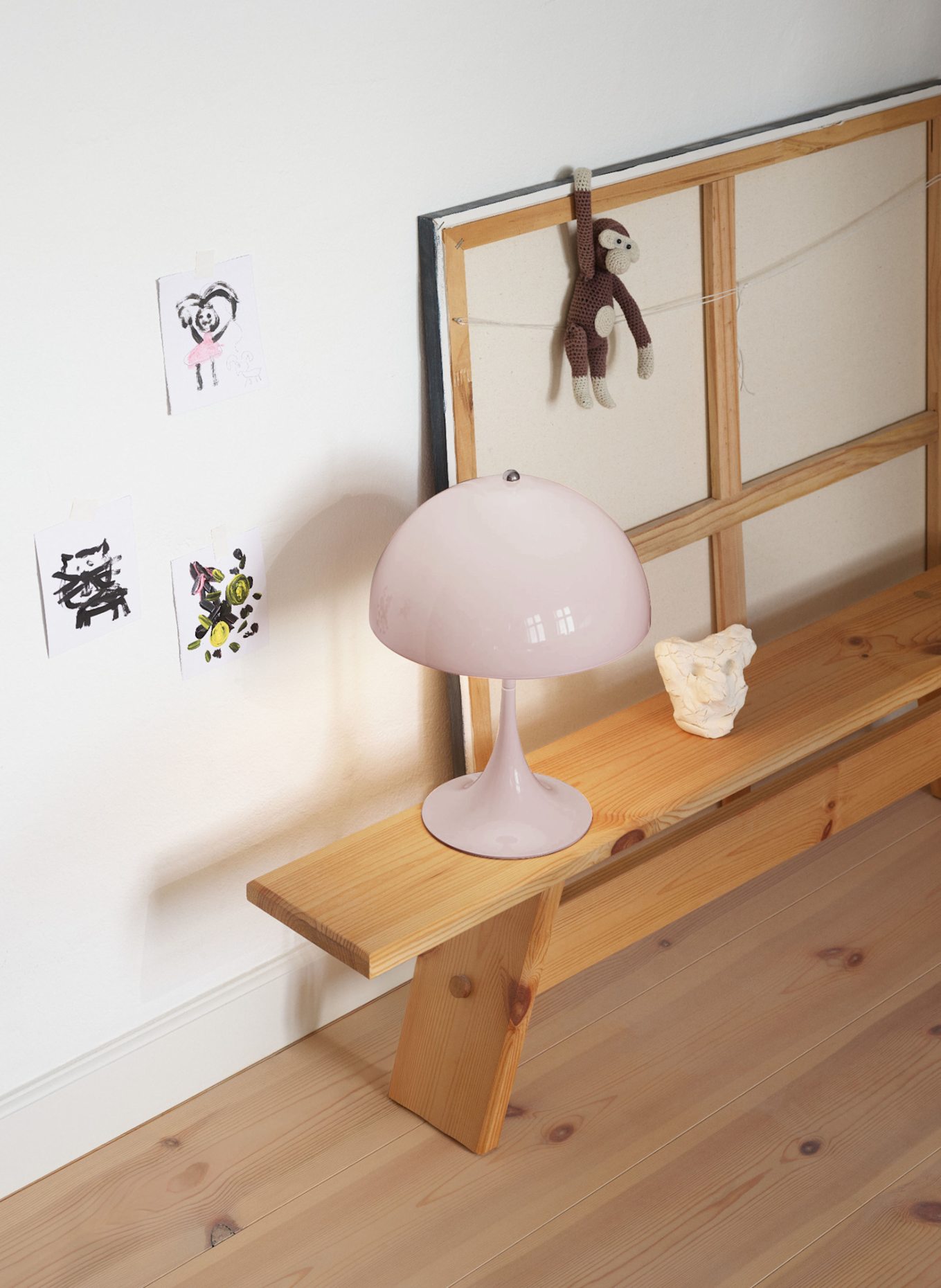 louis poulsen Tischleuchte PANTHELLA 250 PORTABLE: HELLROSA