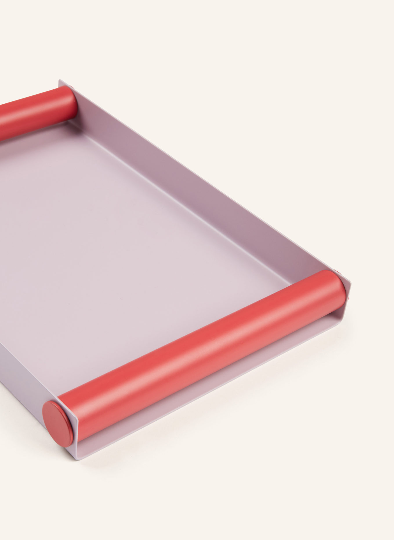 DESIGN LETTERS Tablett RAY MEDIUM: ROSA/ ROT