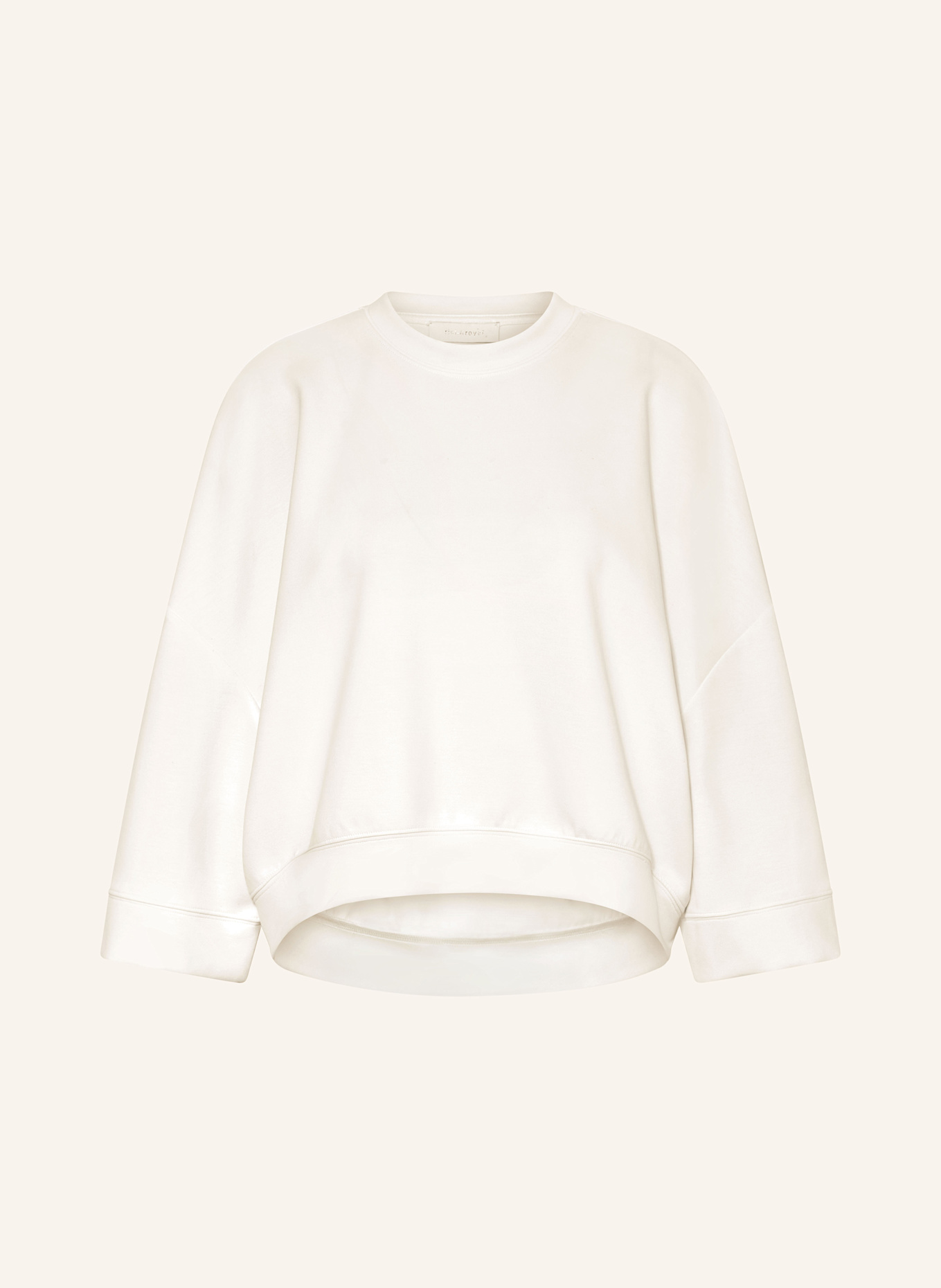 Rich & Royal Sweatshirt mit 3/4-Arm: WEISS