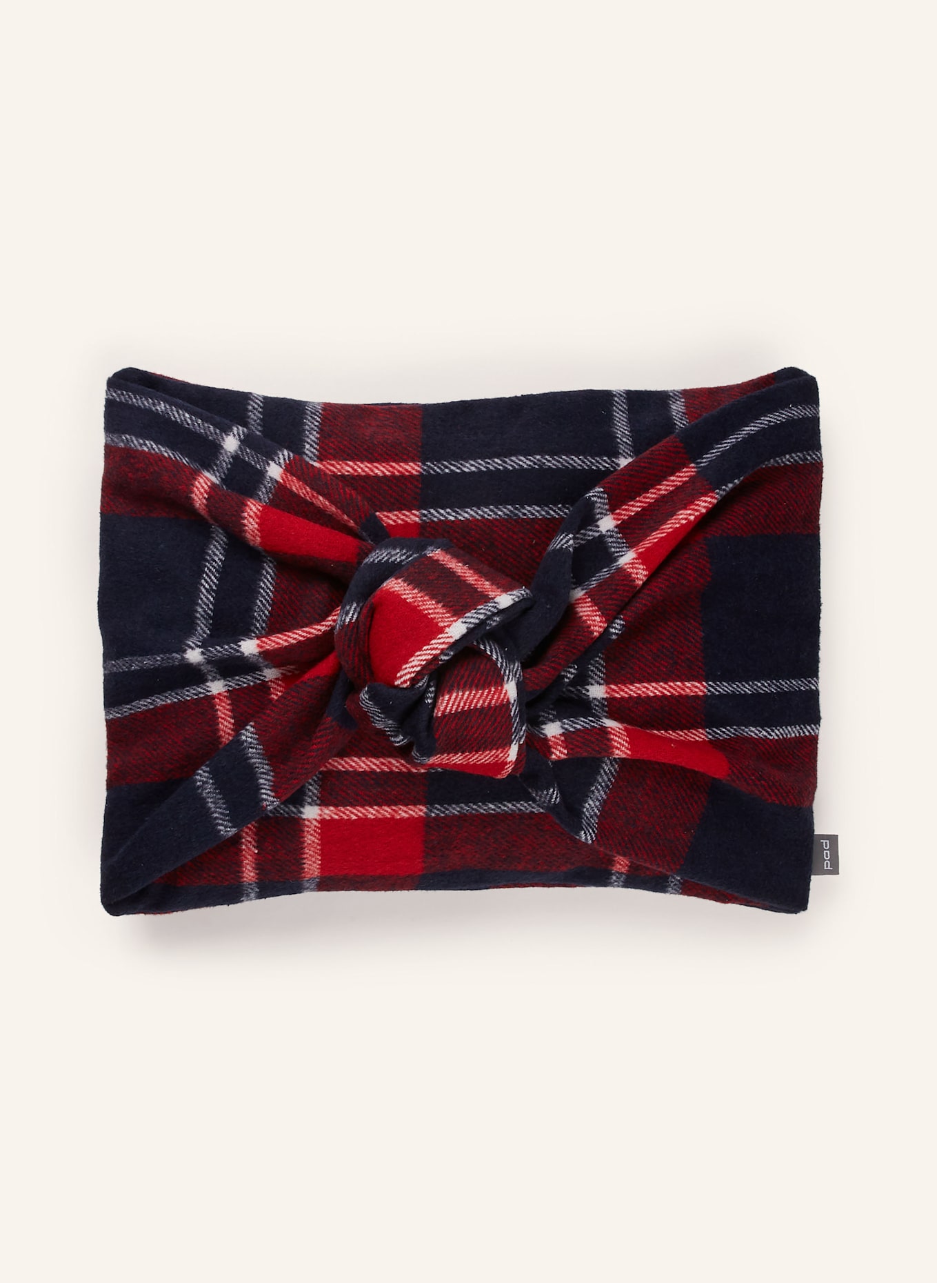 PAD Dekokissenhülle TARTAN BOW: DUNKELBLAU / ROT / GRÜN