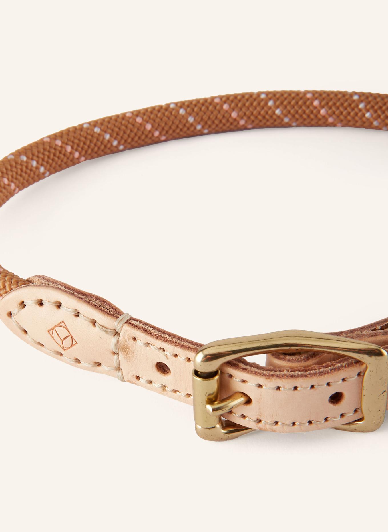 oyoy Hundehalsband PERRY LARGE: HELLBRAUN / HELLORANGE