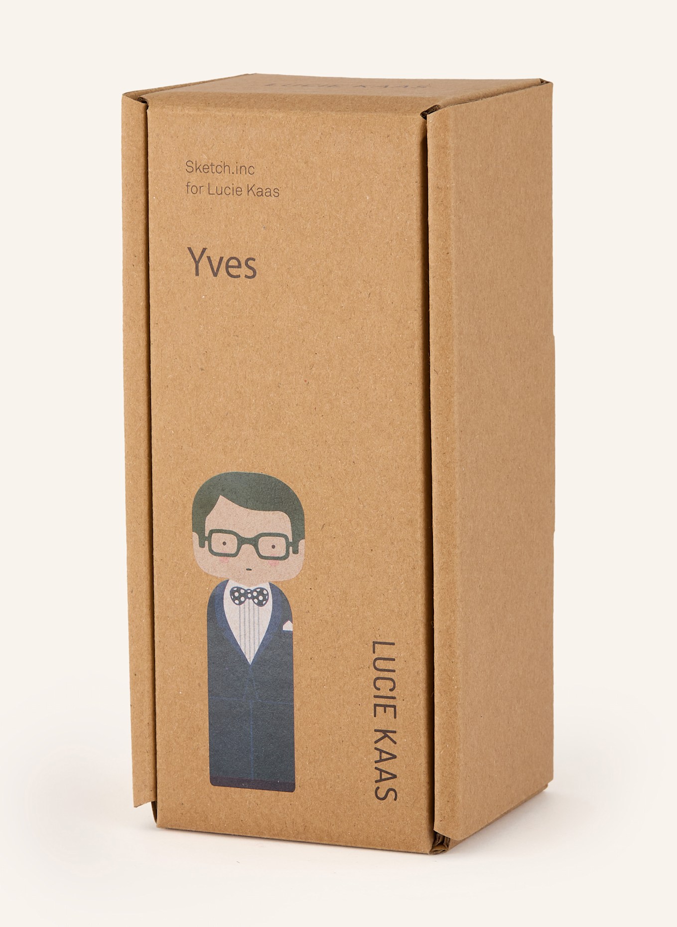 lucie kaas Dekofigur IVES: WEISS / SCHWARZ