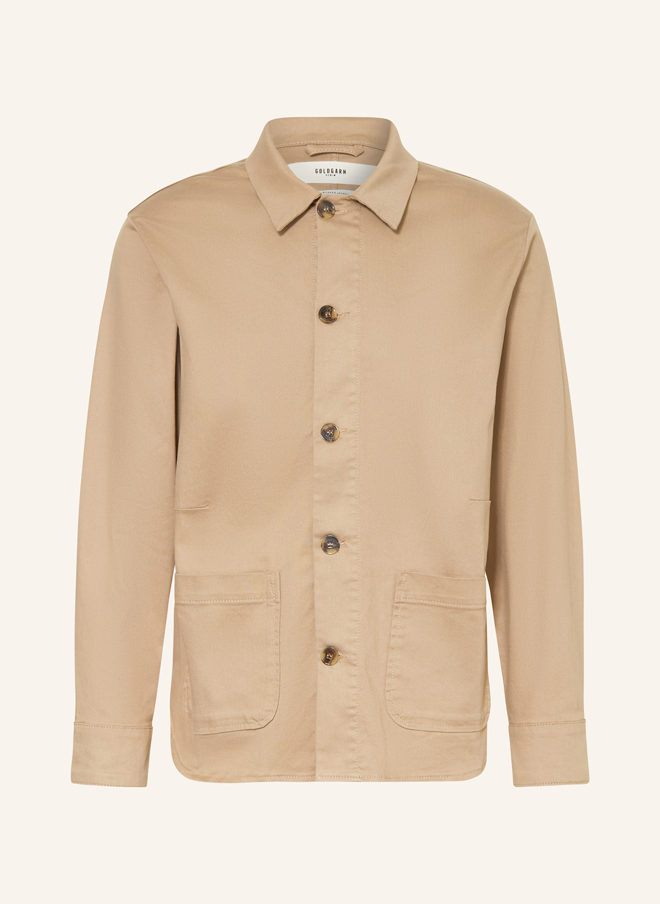 GOLDGARN DENIM Overjacket 68 THE WORKER JACKET: BEIGE