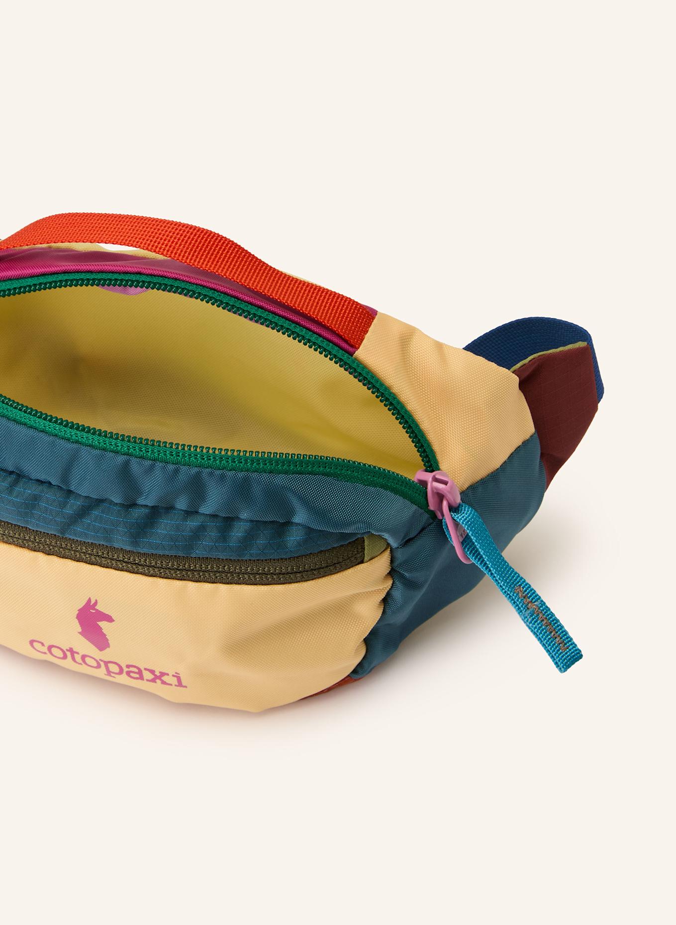 cotopaxi Gürteltasche KAPAI 1.5l: DUNKELGELB / DUNKELORANGE / PETROL