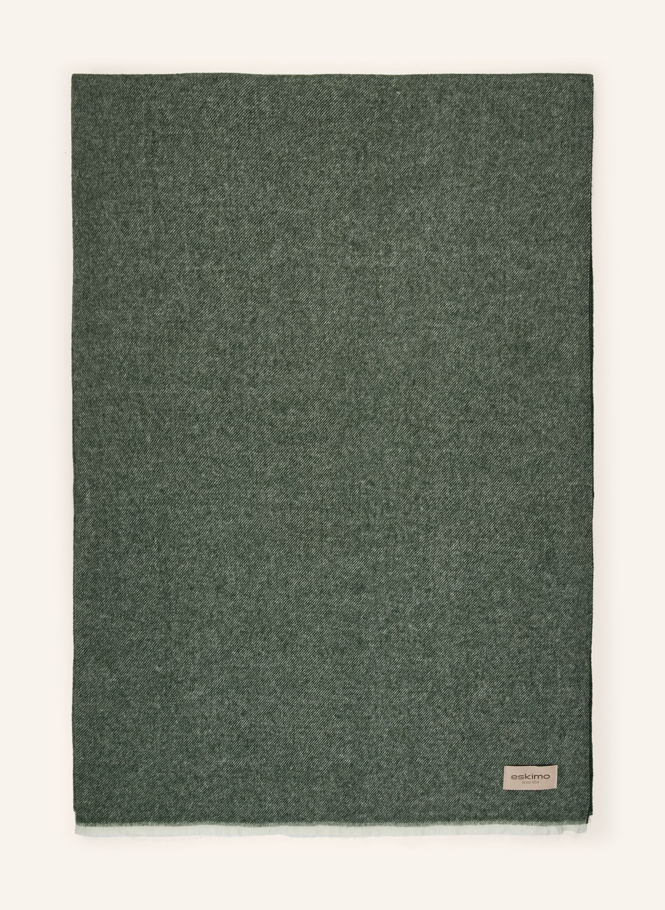 ESKIMO Plaid VENEZIA: GRÜN / CREME