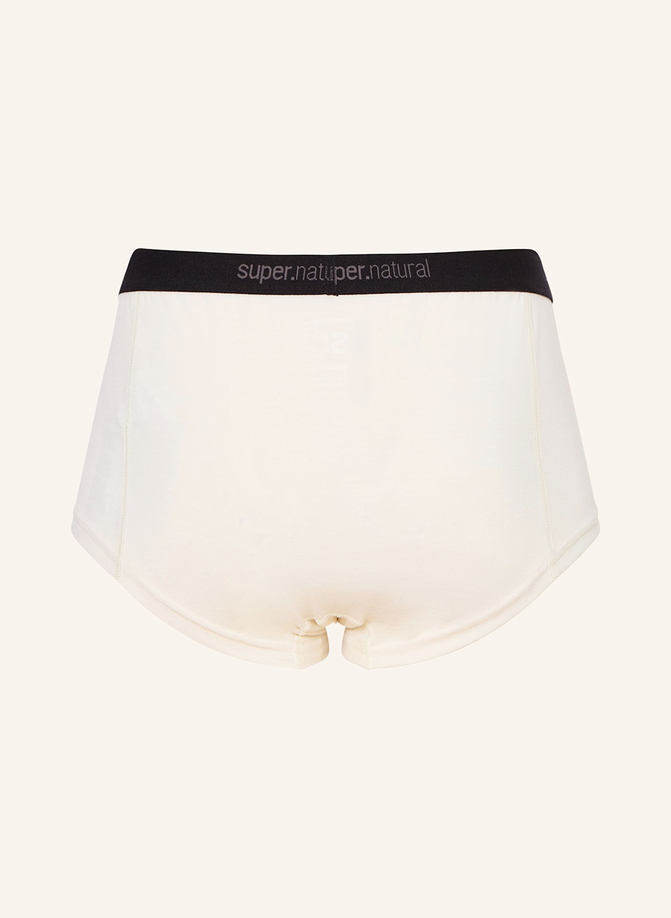 super.natural Funktionswäsche-Panty TUNDRA175 BOYFRIEND mit Merinowolle: ECRU