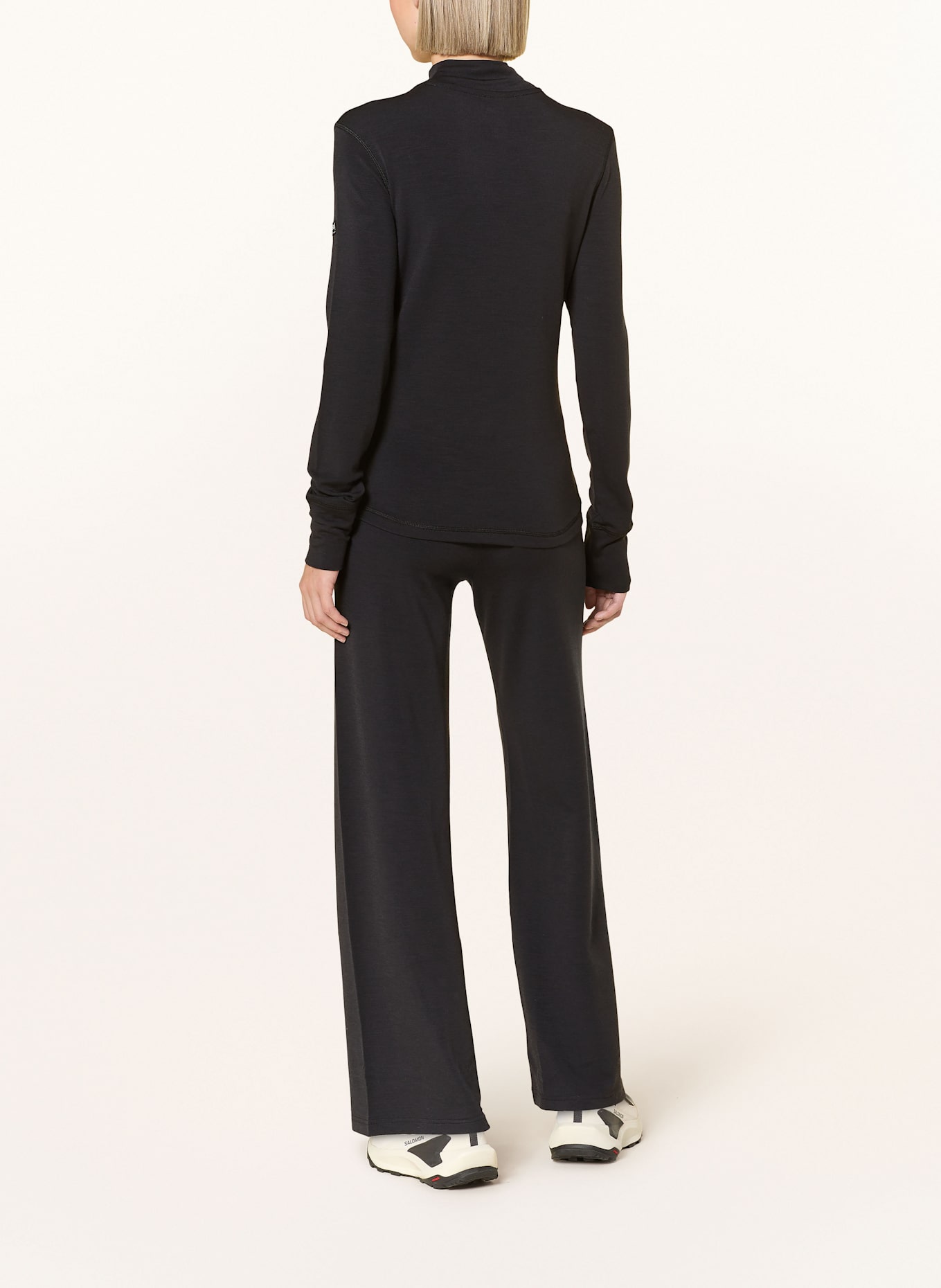 super.natural Leggings COMFY CULOTTE mit Merinowolle: SCHWARZ