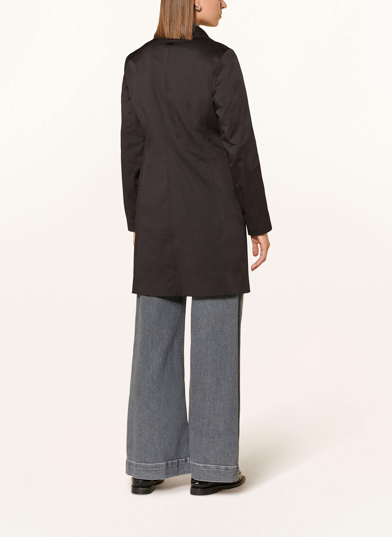 CINQUE CIMINA coat: BLACK