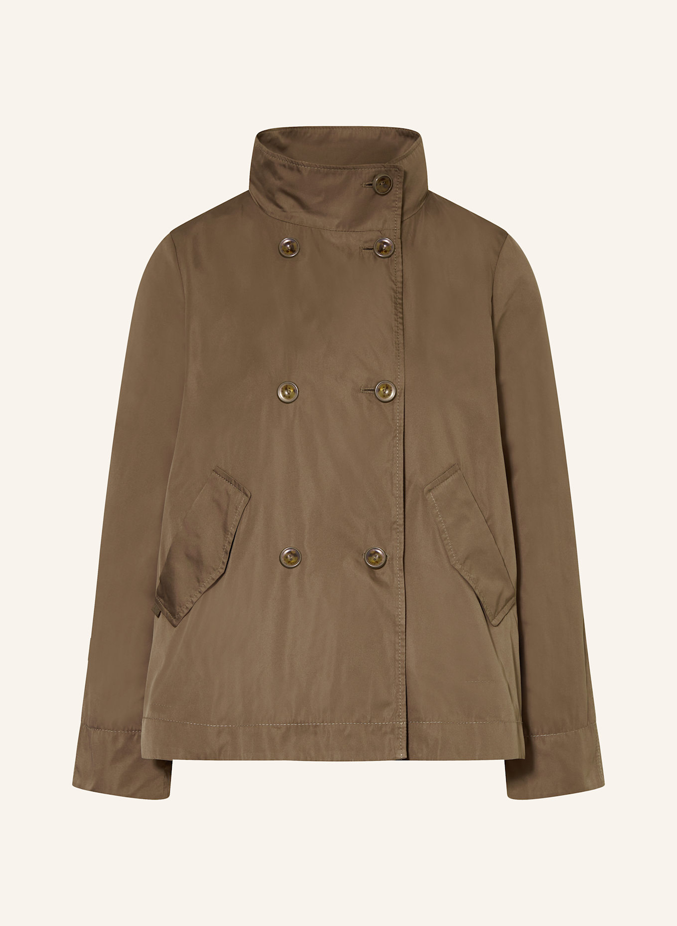 CINQUE Trench-Jacke CIJOLINI: DUNKELGRÜN