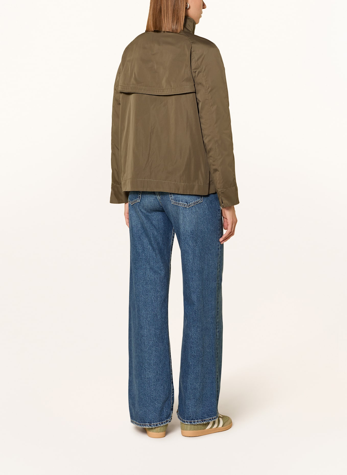 CINQUE Trench-Jacke CIJOLINI: DUNKELGRÜN