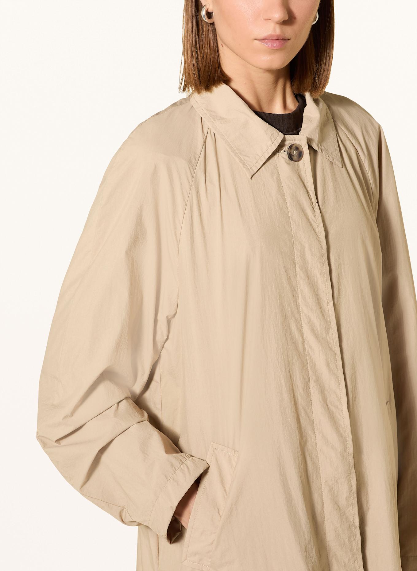 CINQUE CITALLY coat: BEIGE