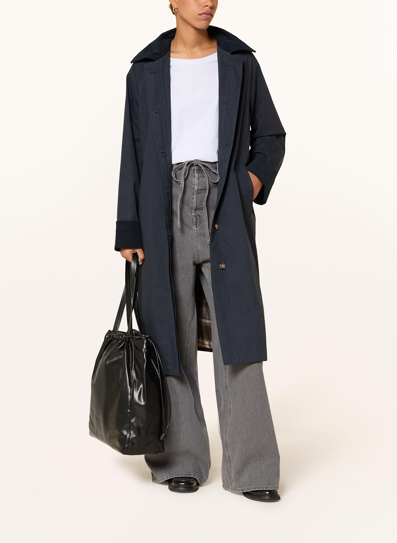 NEO NOIR Trenchcoat ANNELI: DUNKELBLAU