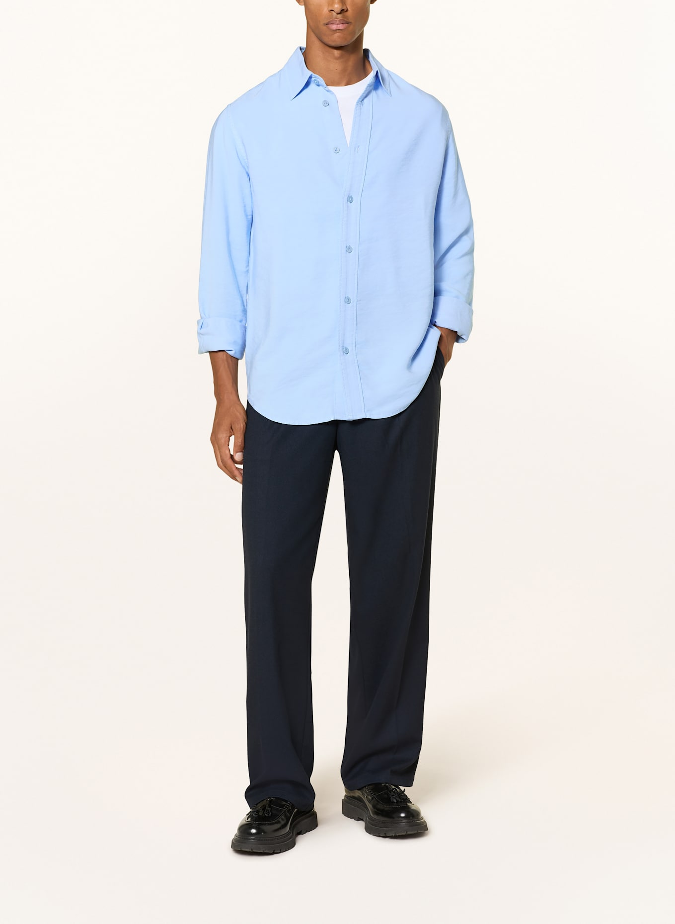 NN.07 Hemd COLBY Regular Fit: HELLBLAU