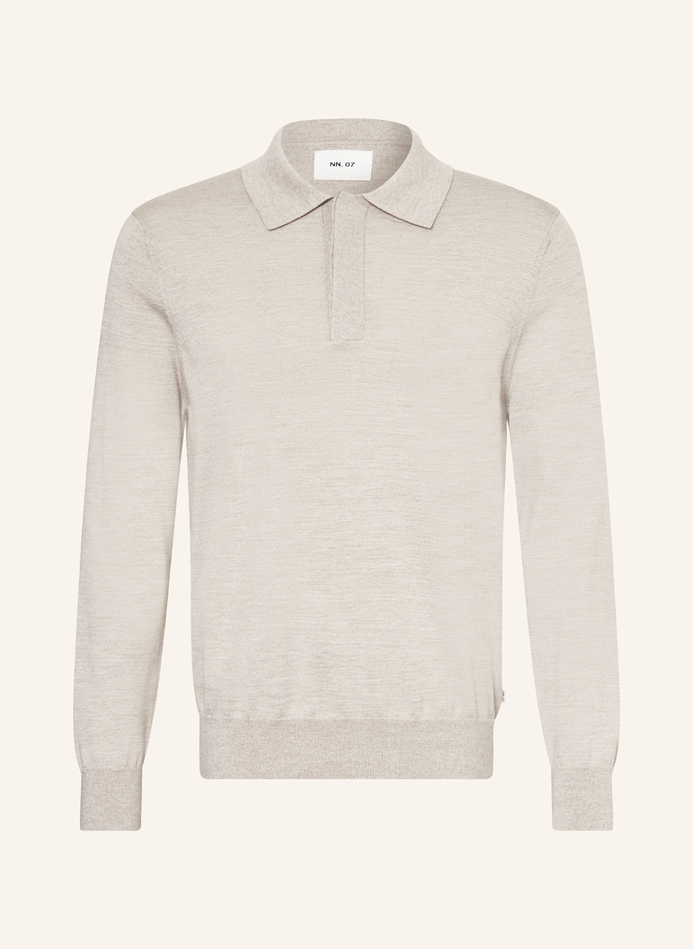 NN.07 Koszulka polo z dzianiny EMERSON regular fit: KREMOWY