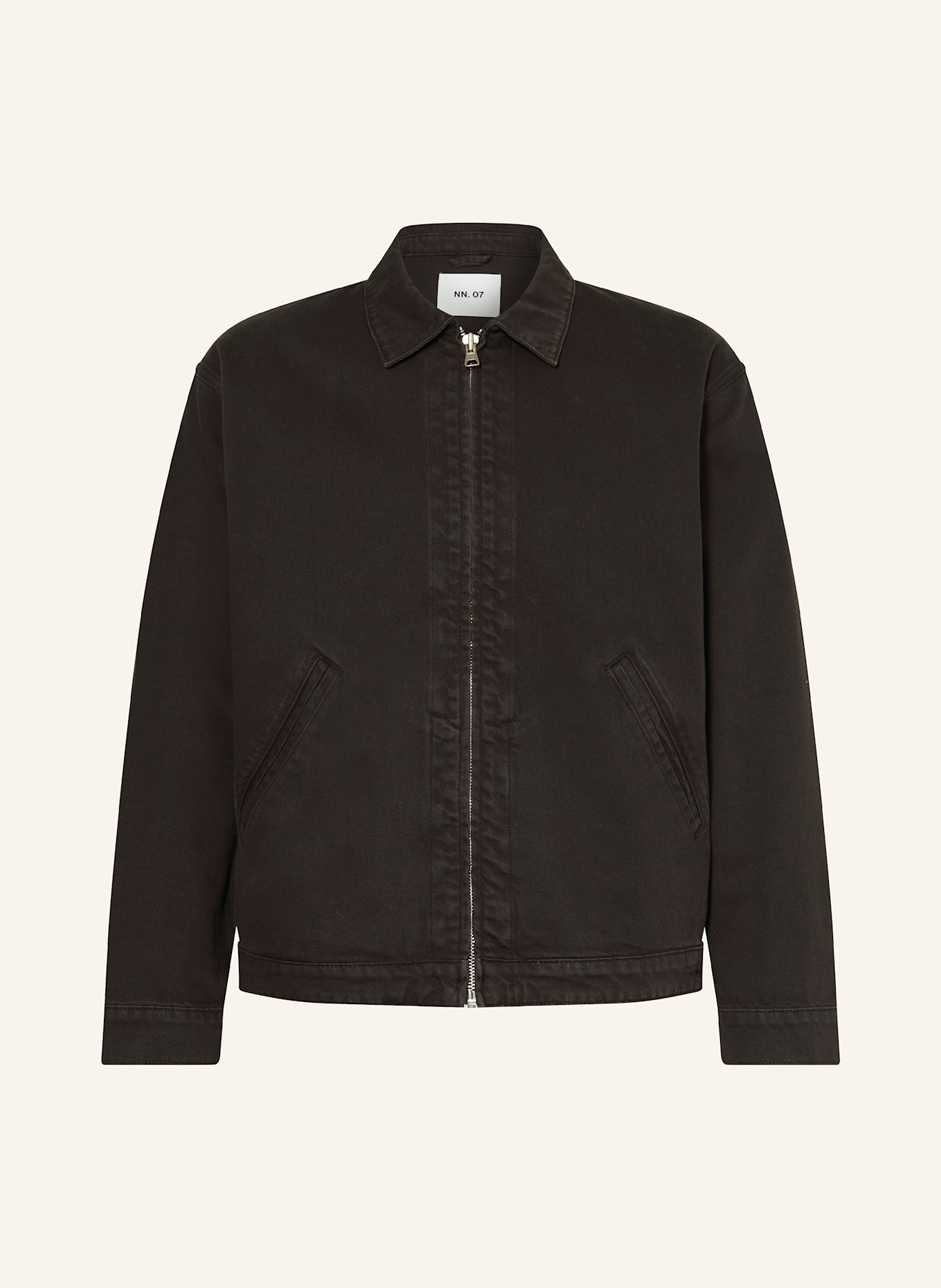 NN.07 Kurtka dżinsowa PETRUS: CIEMNOBRĄZOWY