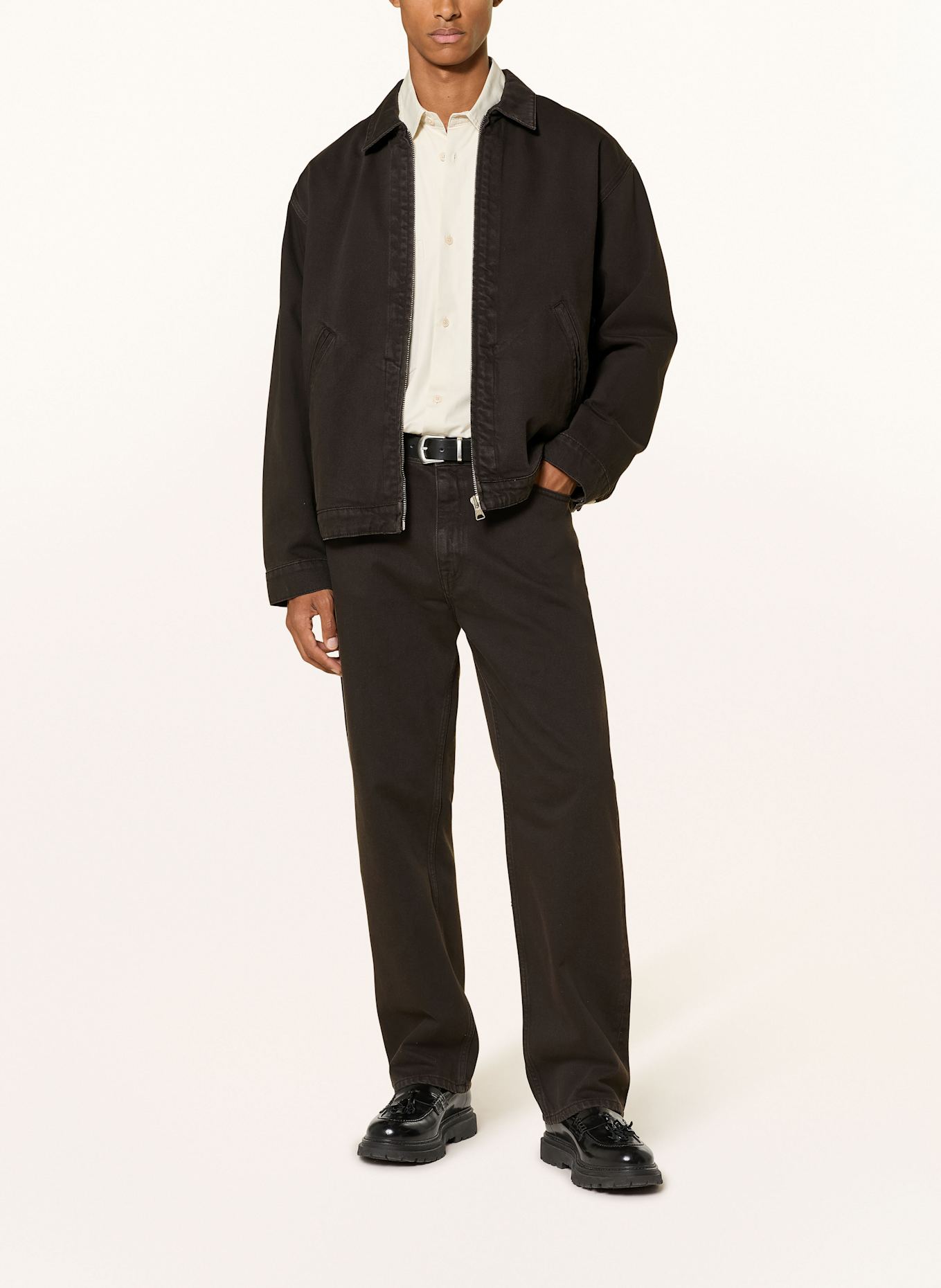 NN.07 Kurtka dżinsowa PETRUS: CIEMNOBRĄZOWY