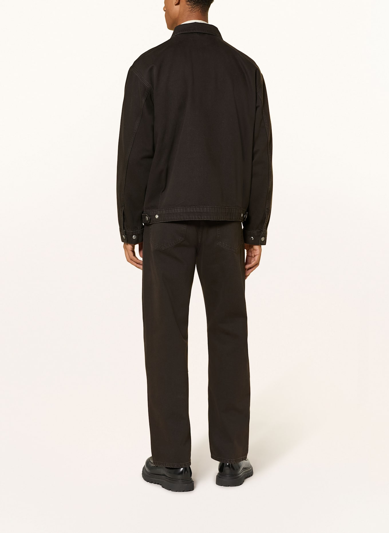 NN.07 Kurtka dżinsowa PETRUS: CIEMNOBRĄZOWY