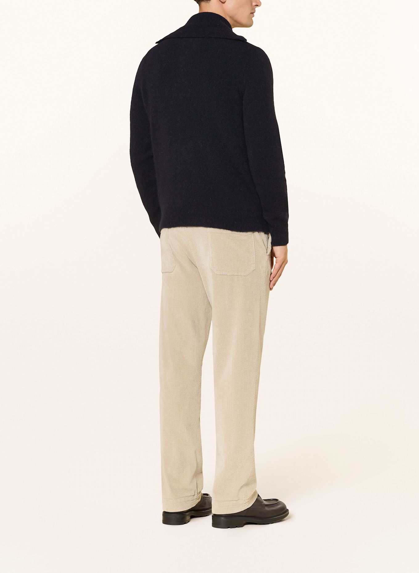 BARENA VENEZIA Troyer mit Alpaka: DUNKELBLAU