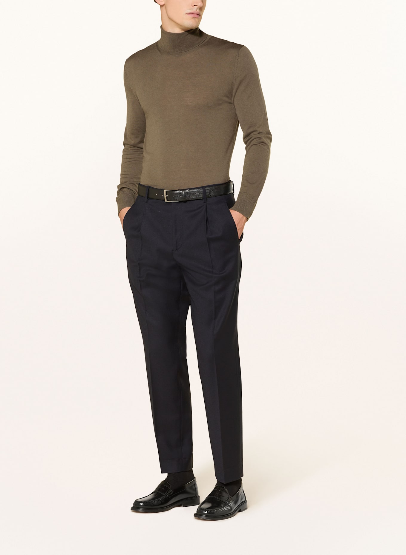 BARENA VENEZIA Rollkragenpullover: KHAKI