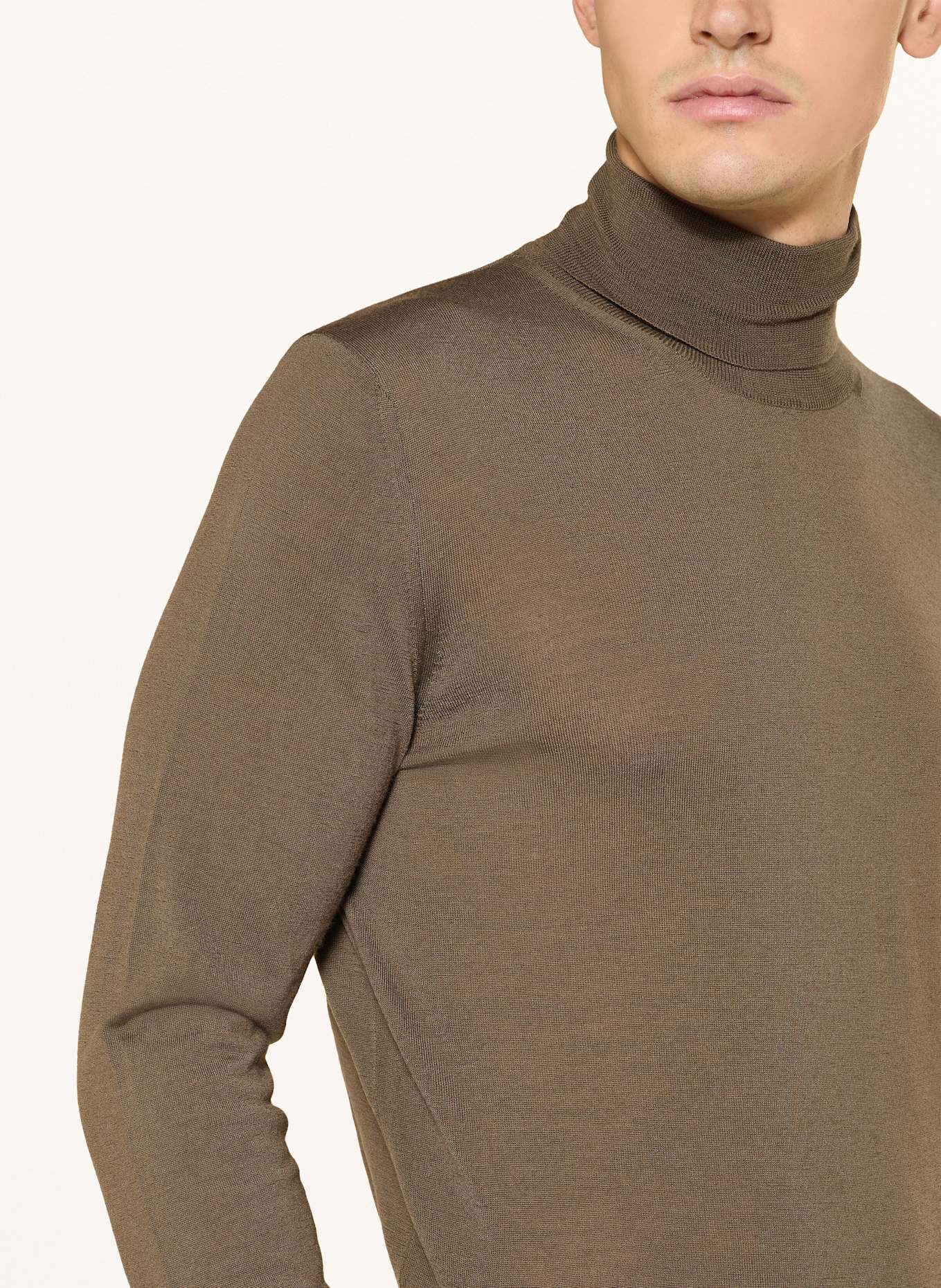 BARENA VENEZIA Rollkragenpullover: KHAKI