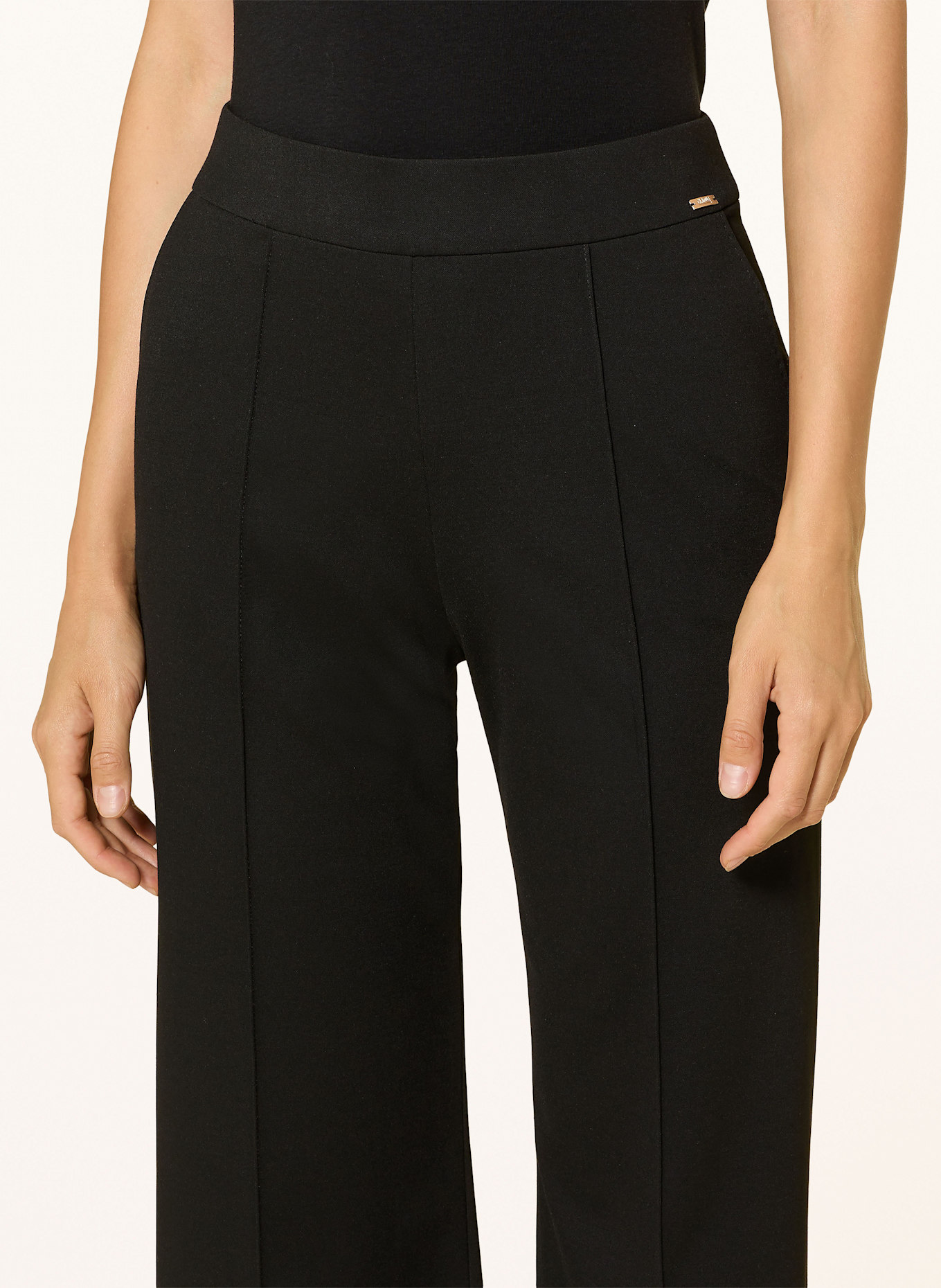 CINQUE Marlenehose CISILASSO: SCHWARZ