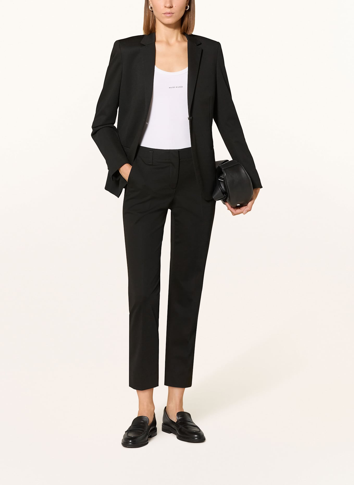 CINQUE Jerseychino CIHAMELINA: SCHWARZ